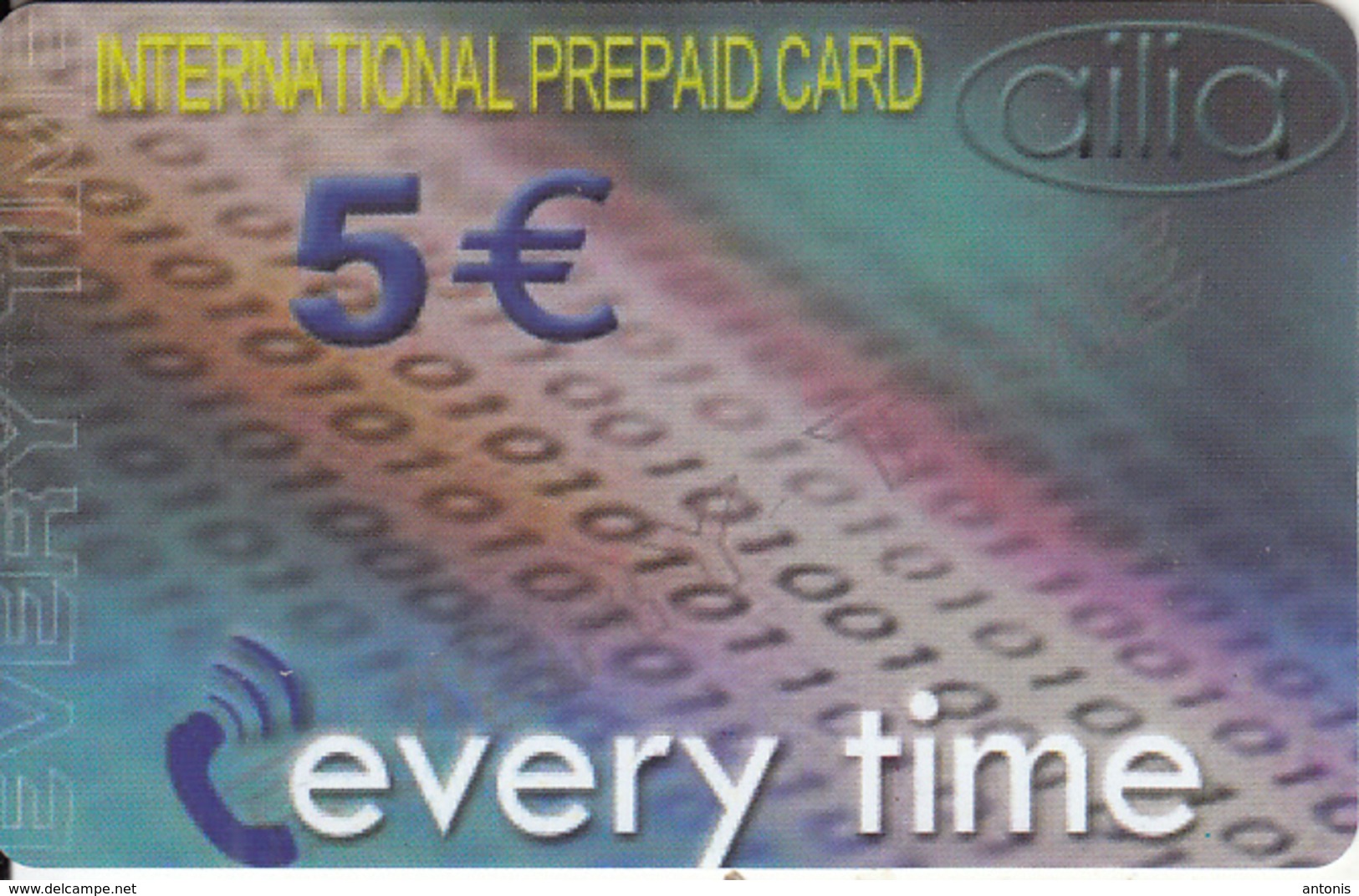 GREECE - Every Time, Amimex Prepaid Card 5 Euro, Tirage 4000, Sample - Greece