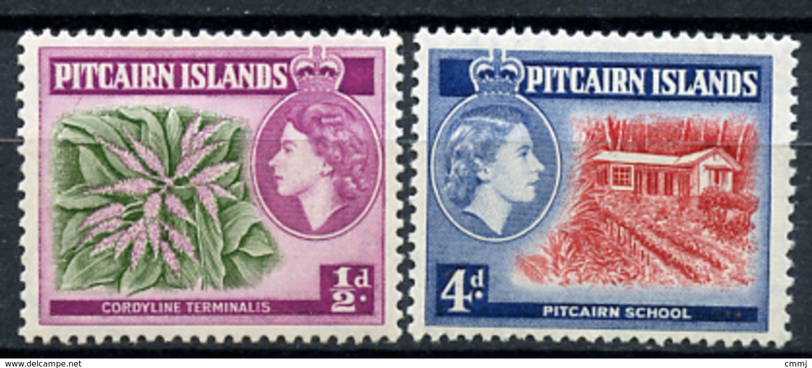 1957 - PITCAIRN INSLANDS - Catg. Mi. 20+25 - NH - (CW2427.02) - Pitcairn