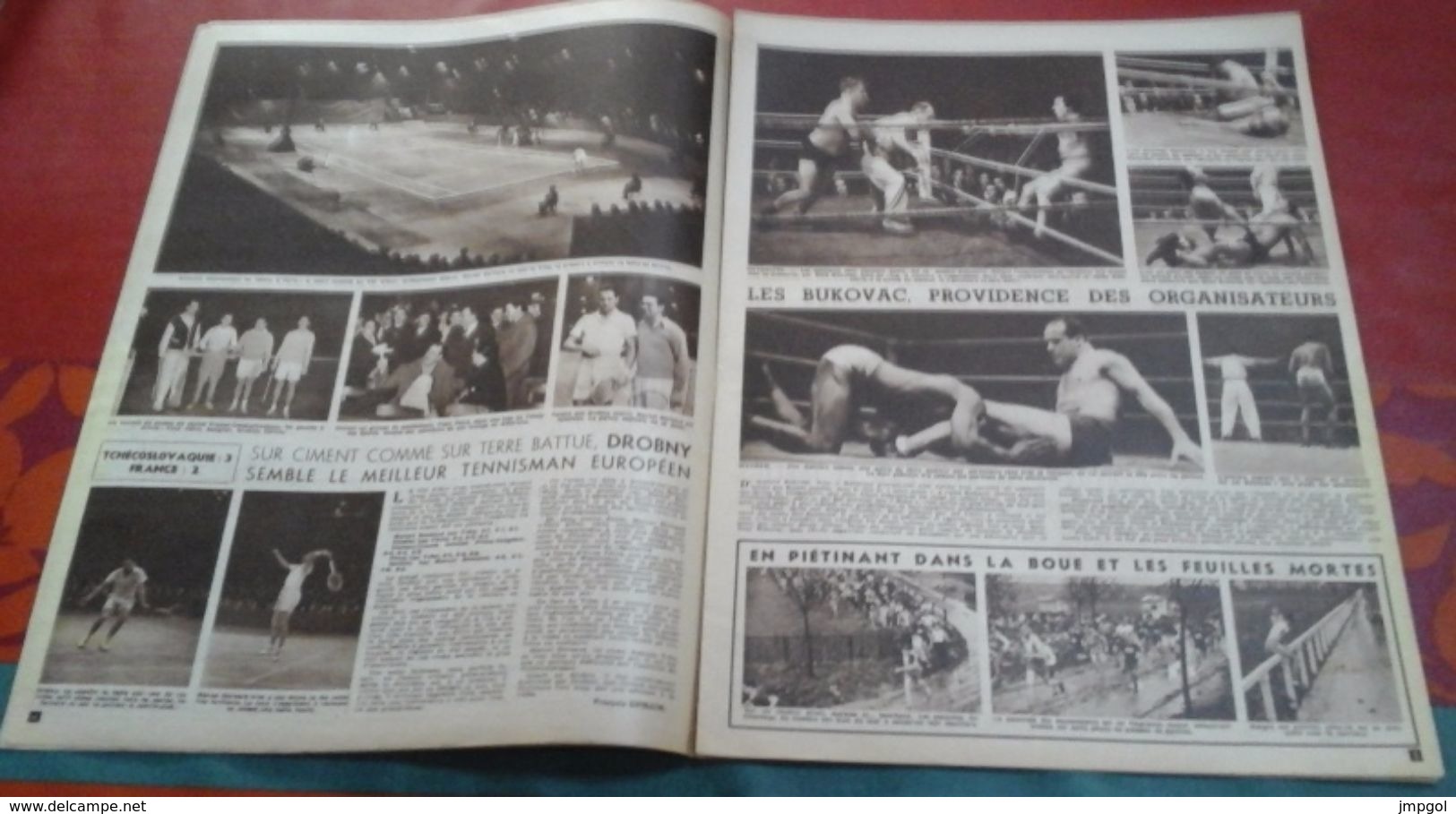 Miroir Sprint N° 27 26 Novembre 1946 Marcel CERDAN à New York Catch à Wagram, Cyclisme Au Vel D'Hiv - Sport