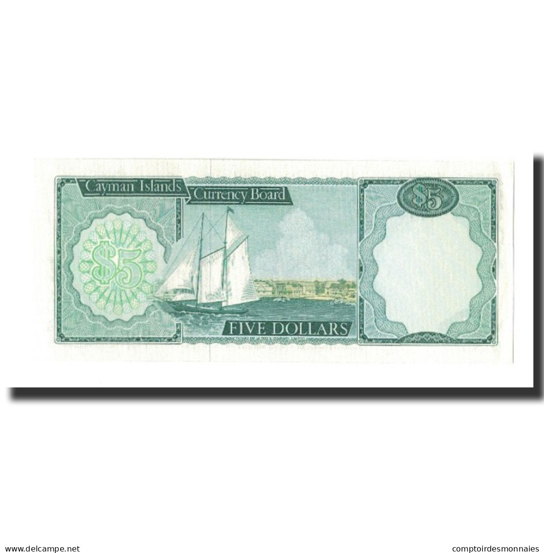 Billet, Îles Caïmans, 5 Dollars, L.1974, KM:6a, NEUF - Isole Caiman