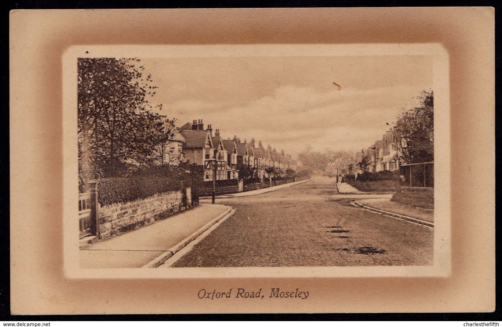 OLD CARD ** MOSELEY - OXFORD ROAD ** Rare ! Perfect Condition - Birmingham