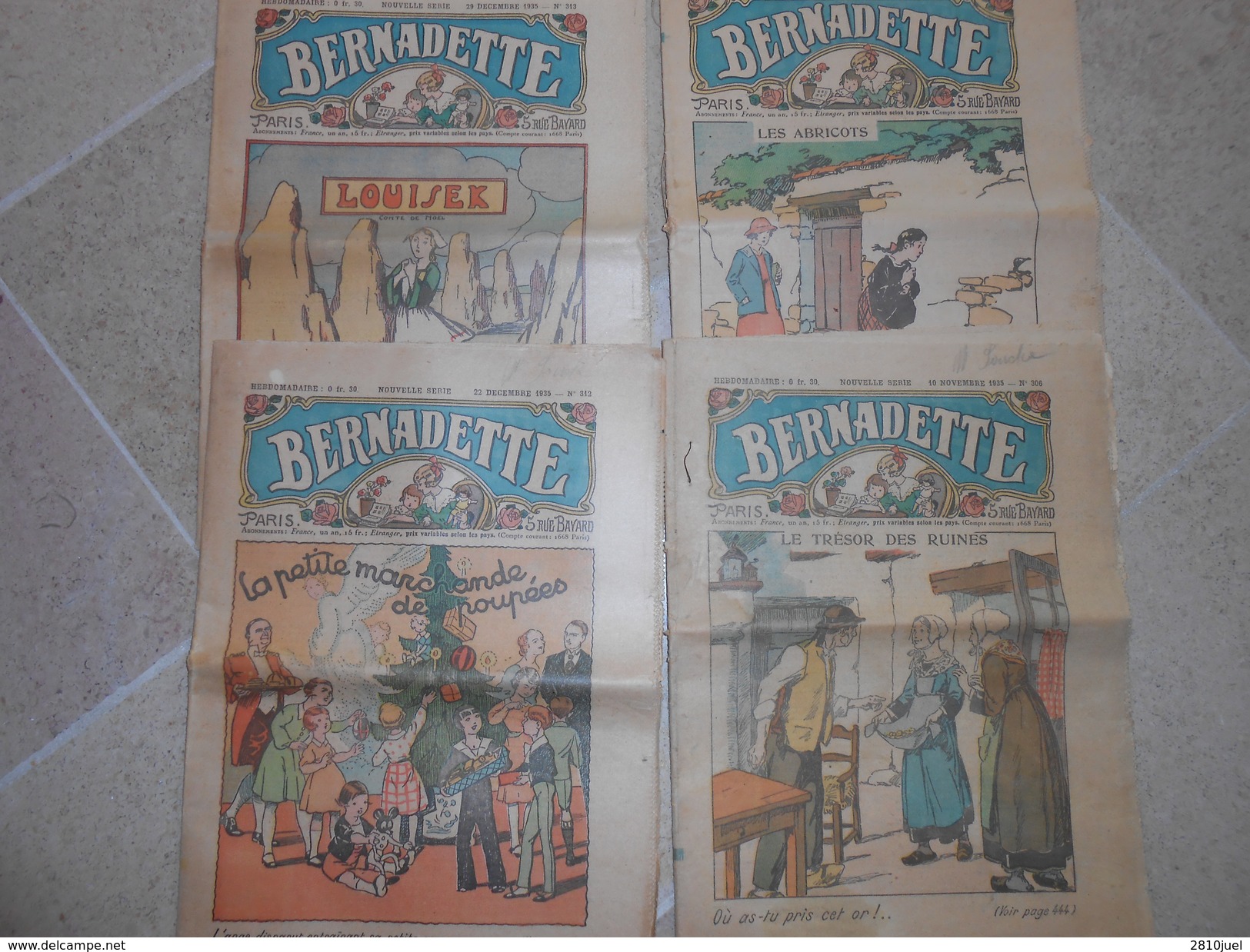 Lot De 71 Bernadette 1935 - 1936 - 1938 - Bernadette