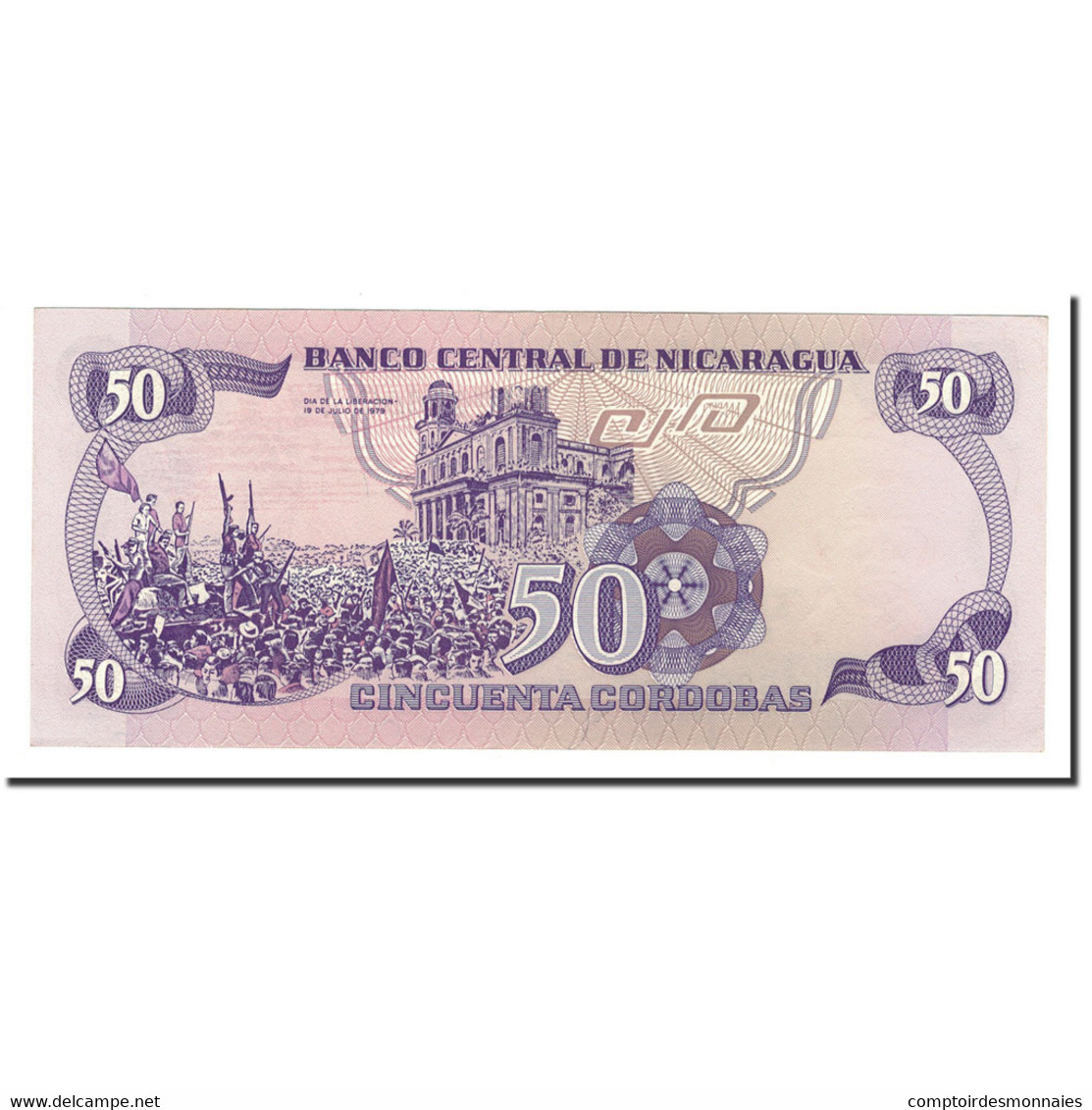 Billet, Nicaragua, 50 Cordobas, L.1984, KM:140, NEUF - Nicaragua