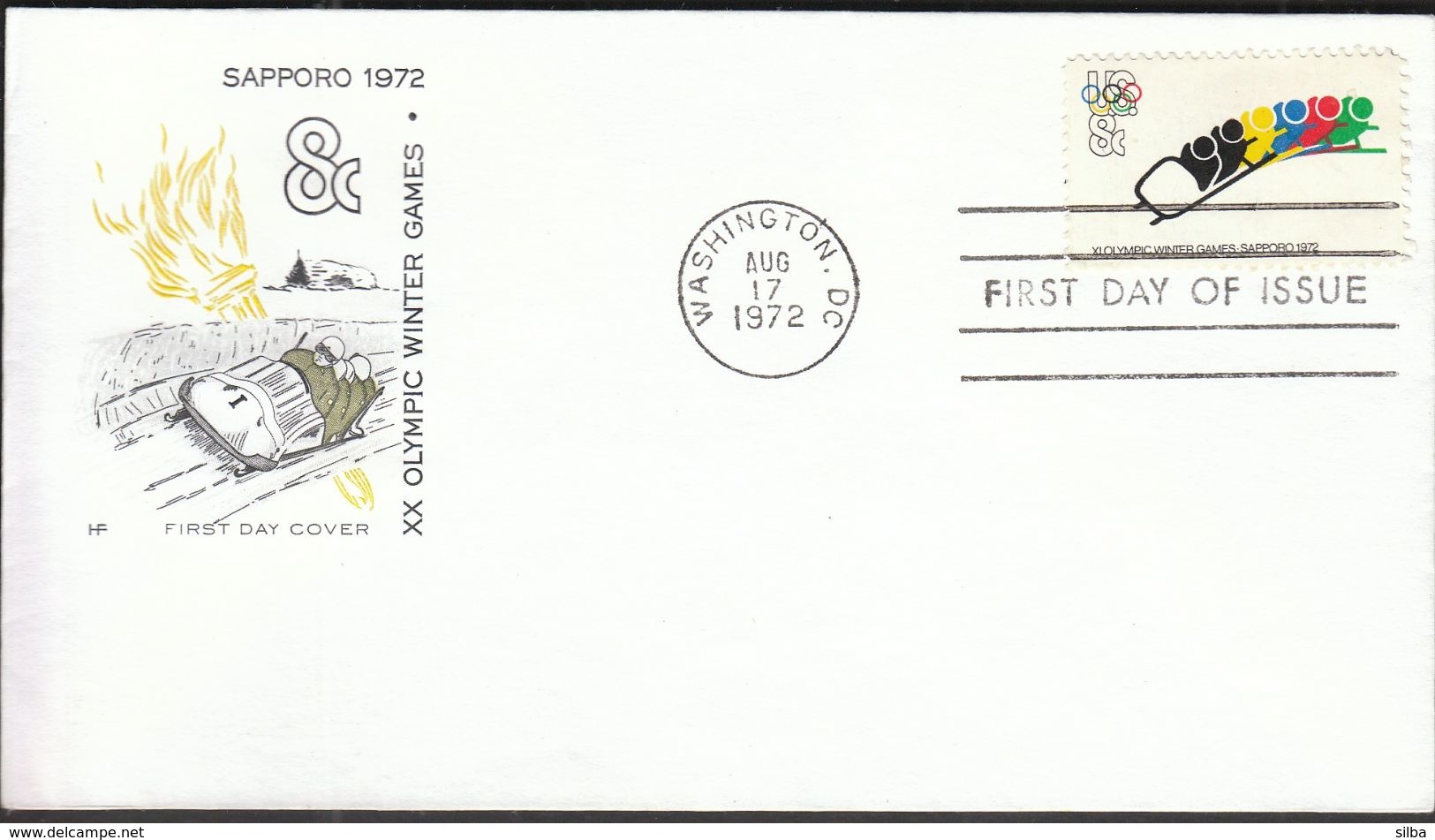 United States USA Washington 1972 / Olympic Games Sapporo / Bobsleigh - Winter 1972: Sapporo