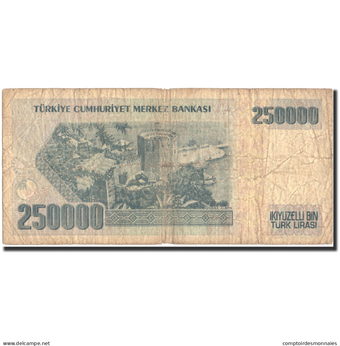 Billet, Turquie, 250,000 Lira, 1970, 1970-10-14, KM:207, B - Turquie