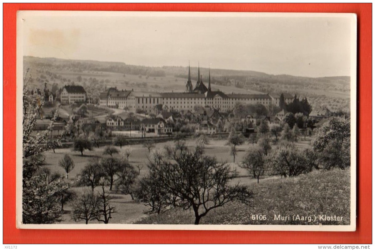 NED-31  Muri  Kloster   Gelaufen In 1937 - Muri