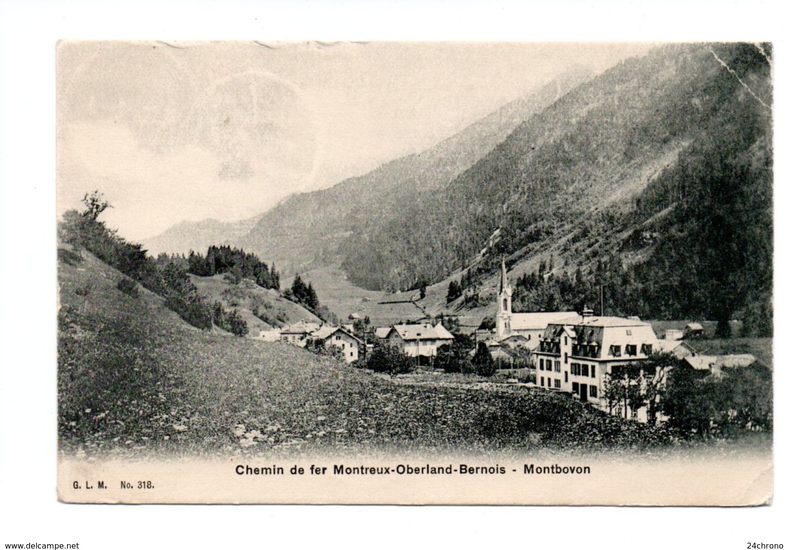 Suisse: Chemin De Fer Montreux Oberland Bernois, Montbovon (17-1603) - Montbovon