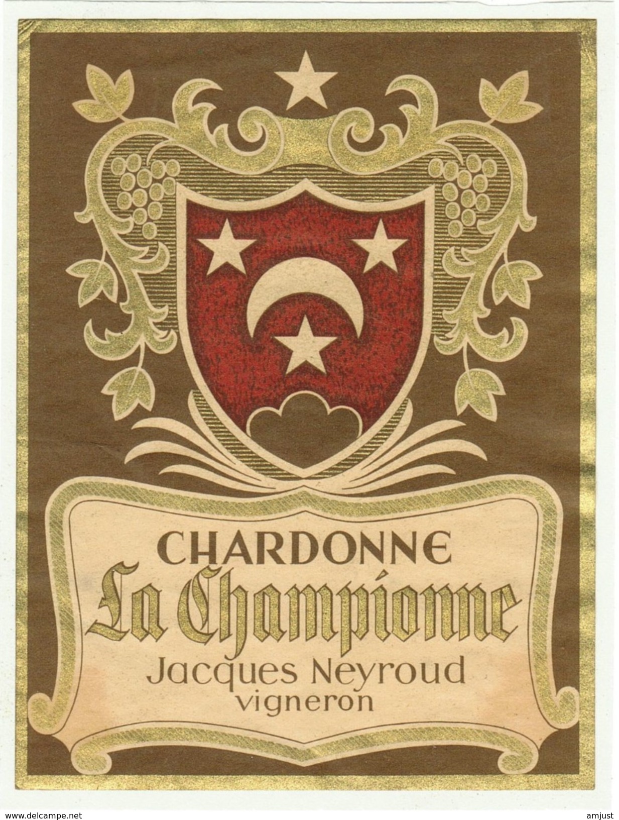 Rare //  Chardonne ,La Championne, Jacques  Neyroud , Chardonne Vaud // Suisse - Autres & Non Classés