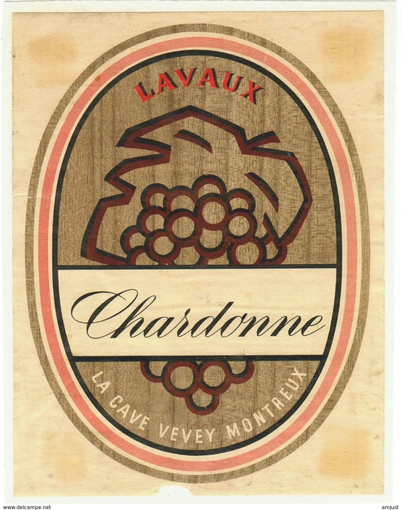 Rare //  Chardonne ,Lavaux, Cave Vevey-Montreux , Vaud // Suisse - Other & Unclassified