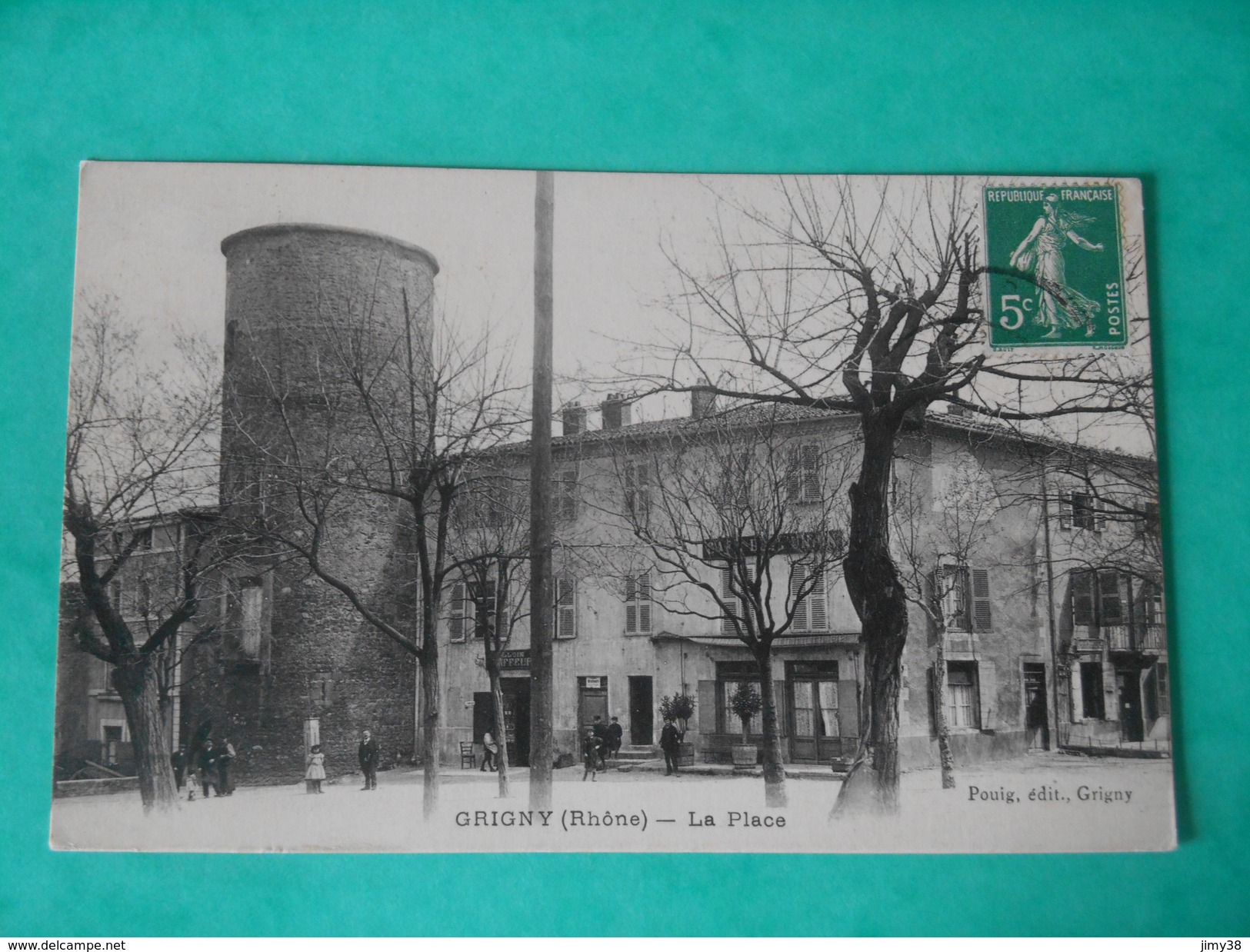 RHONE-GRIGNY-LA PLACE ED POUIG GRIGNY-ANIMEE - Grigny