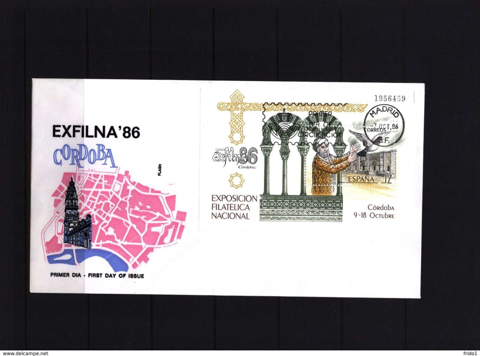 Spain 1986 Michel Block 29 FDC - Cartas & Documentos