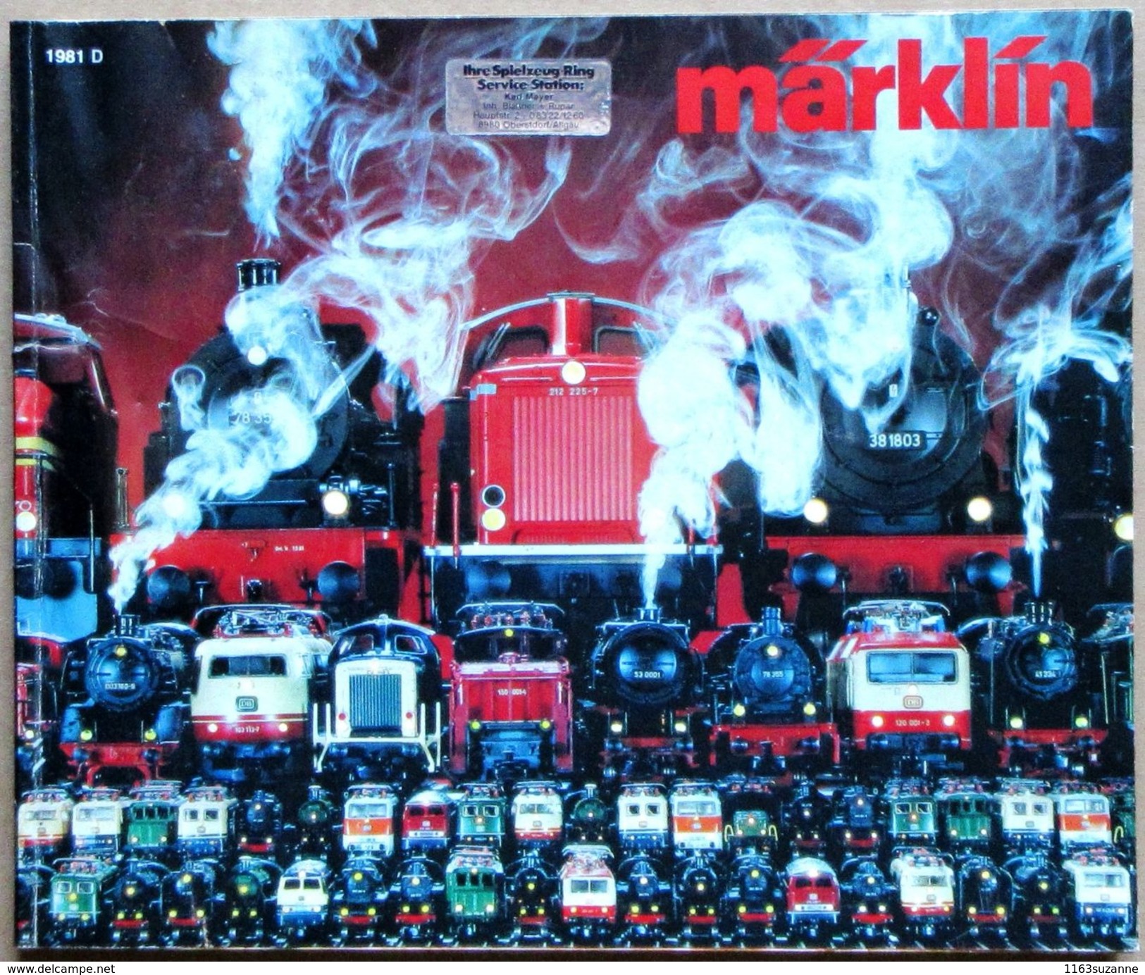 Catalogue Allemand MÄRKLIN 1981 : Trains Et Voitures électriques, Jeux De Construction... - Allemand