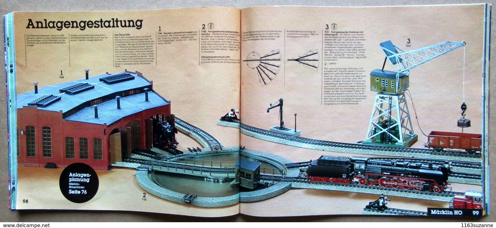 Catalogue Allemand MÄRKLIN 1981 : Trains Et Voitures électriques, Jeux De Construction... - German