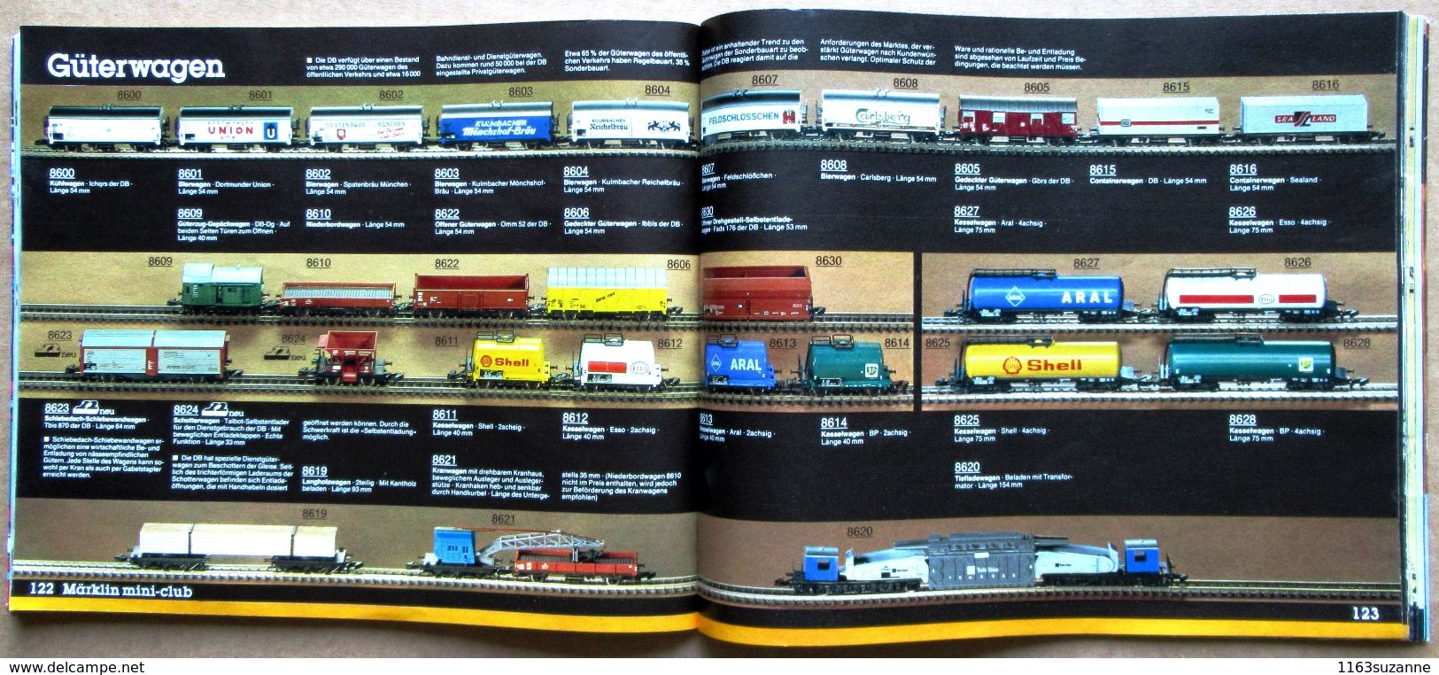Catalogue allemand MÄRKLIN 1981 : trains et voitures électriques, jeux de construction...