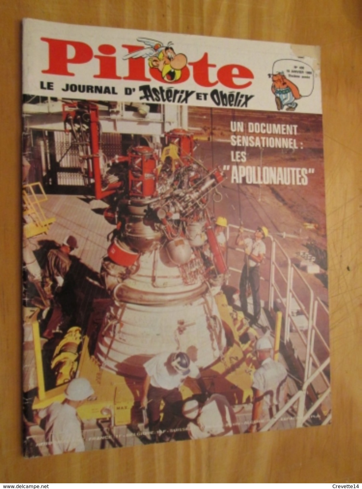 BD314 Revue PILOTE N°430 Du 18 Janvier 1968 .    Couverture CONQUETE SPATIALE LES APOLLONAUTES , Avec Son Superbe PILOTO - Pilote