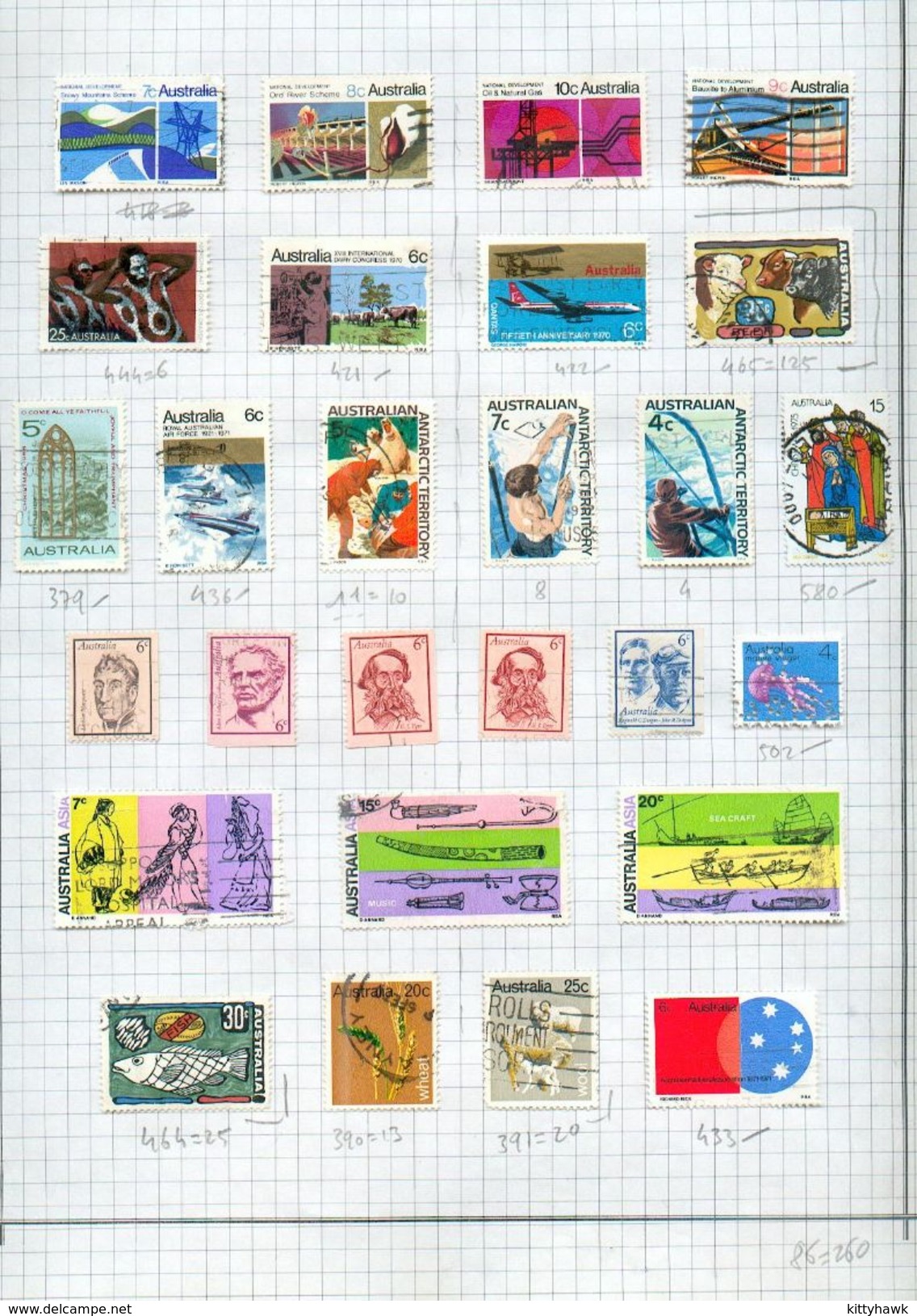 AUSTRALIE - Petite Collection Oblitérée De Plus De 450 Timbres - BE - Collections