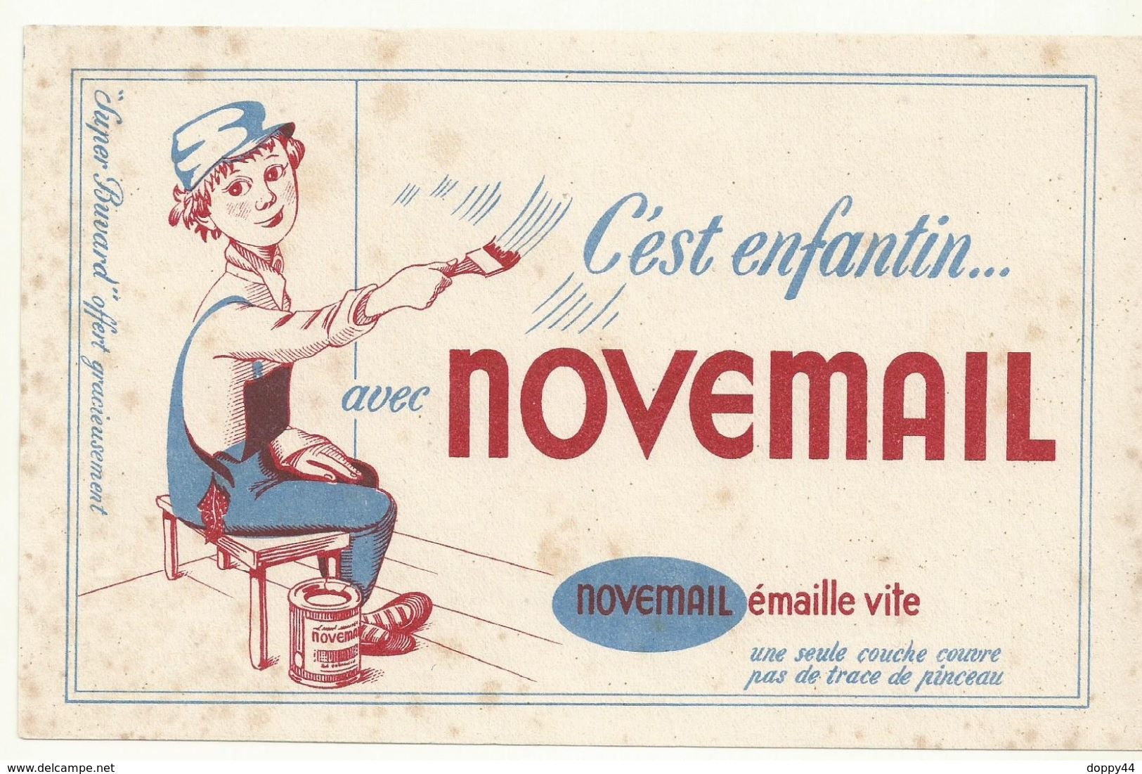 BUVARD  NOVEMAIL   Légèrement Taché Recto/verso - Produits Ménagers