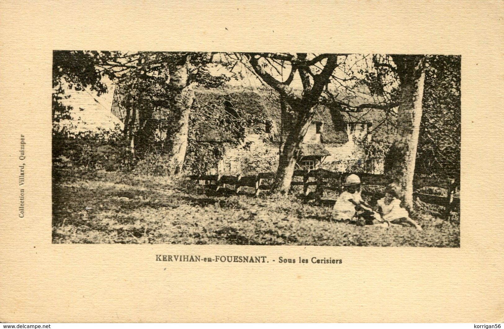 FOUESNANT ****    KERVIHAN EN FOUESNANT ****  ENFANTS SOUS LES CERISIERS **** - Fouesnant