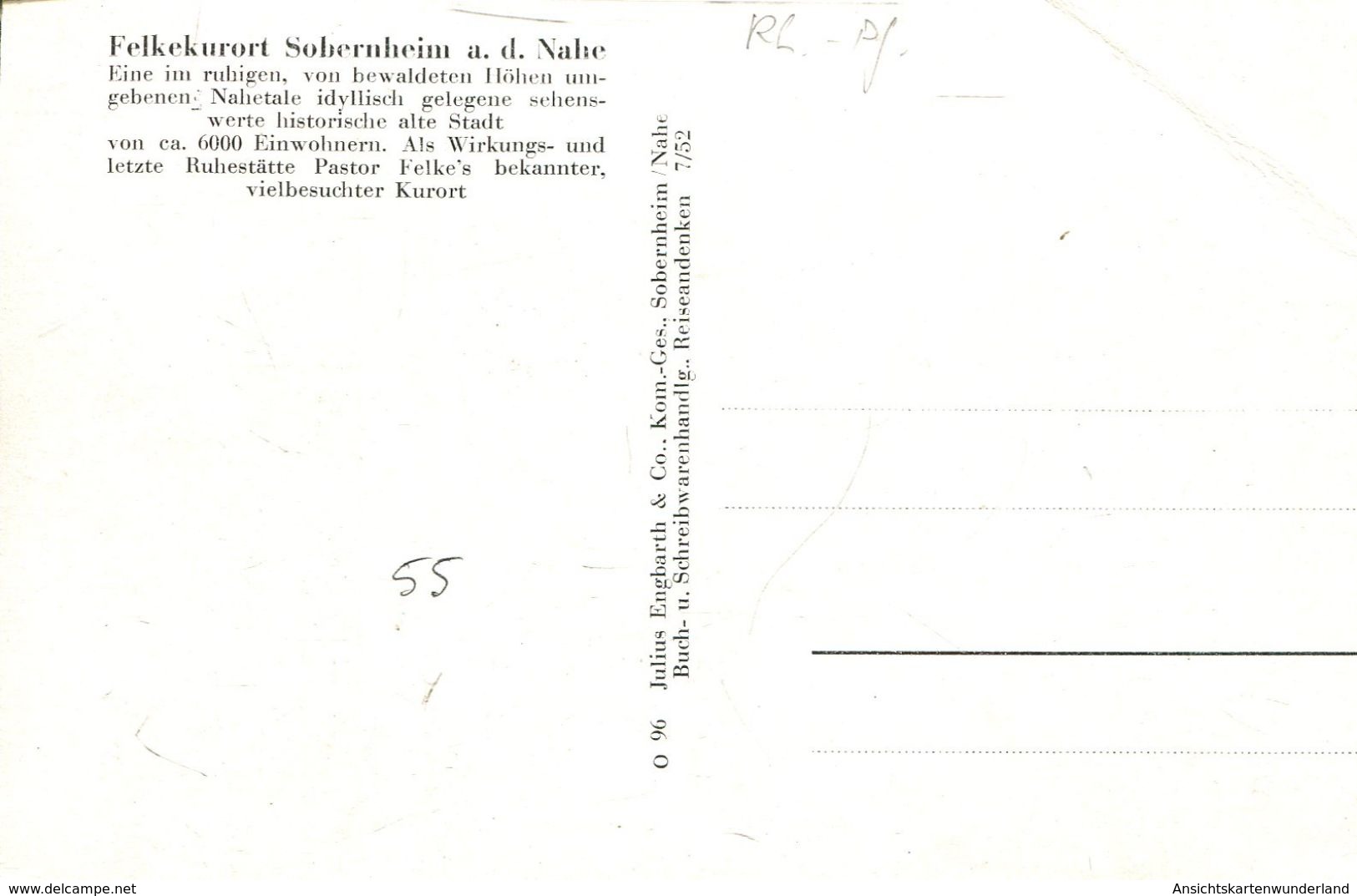 Felkekurort Sobernheim A. D. Nahe - Kuchaus Neues Leben (001386) - Bad Sobernheim