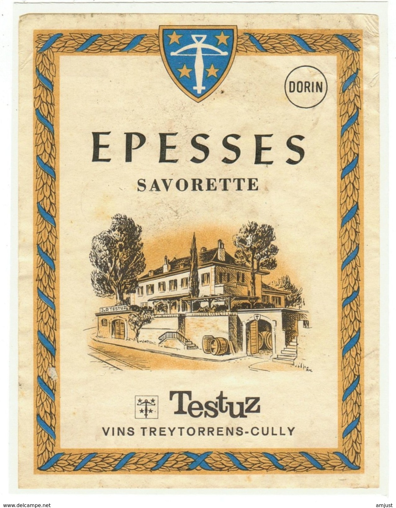 Rare // Epesses, Savorette, Testuz Vins Treytorrens-Cully, Vaud // Suisse - Autres & Non Classés