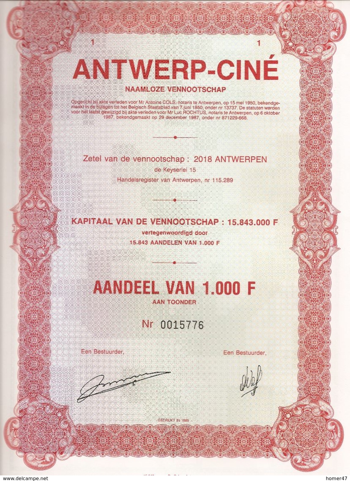 Antwerp-Ciné - Cinema & Teatro