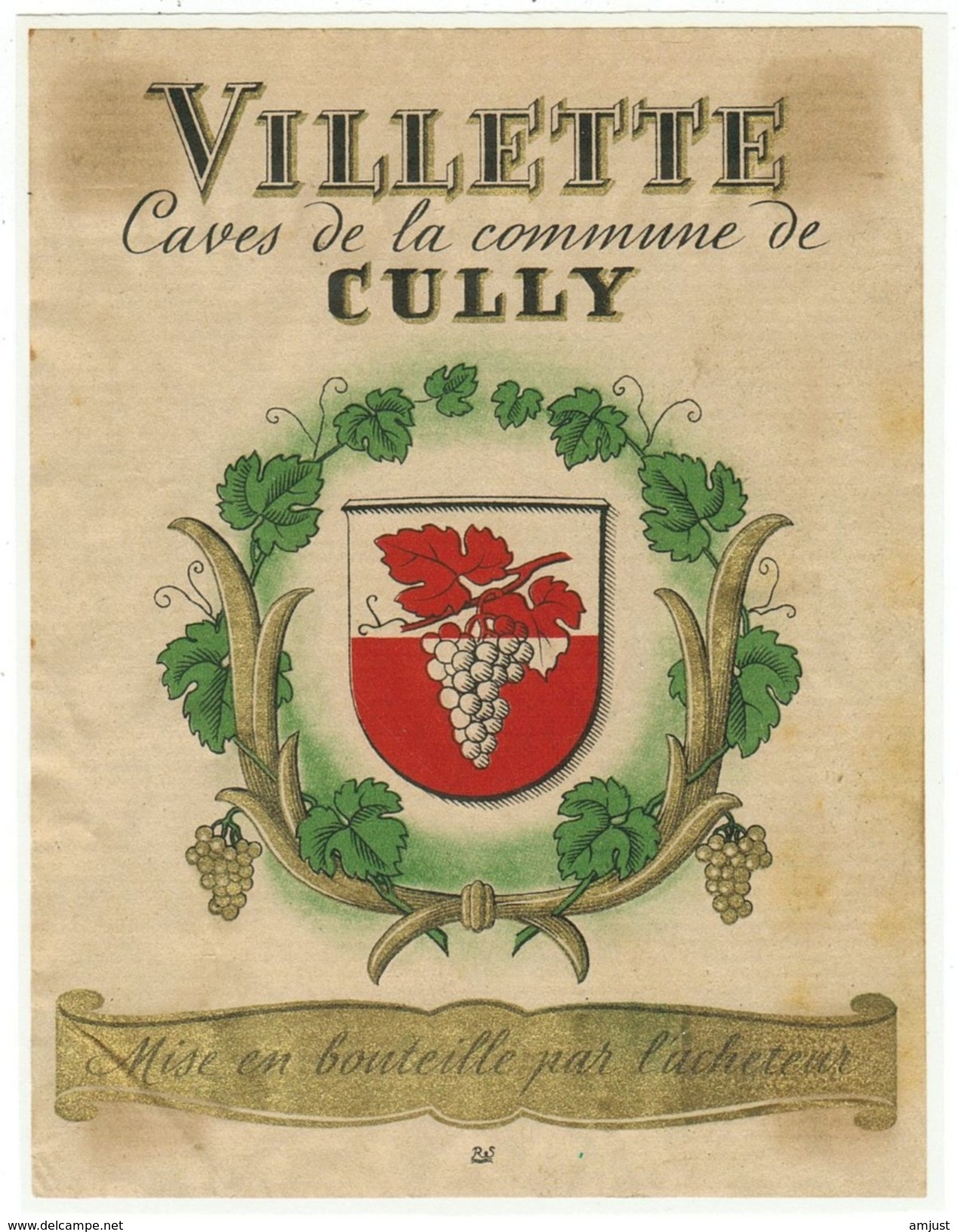 Rare // Villette, Cave De La Commune De Cully, Vaud // Suisse - Autres & Non Classés