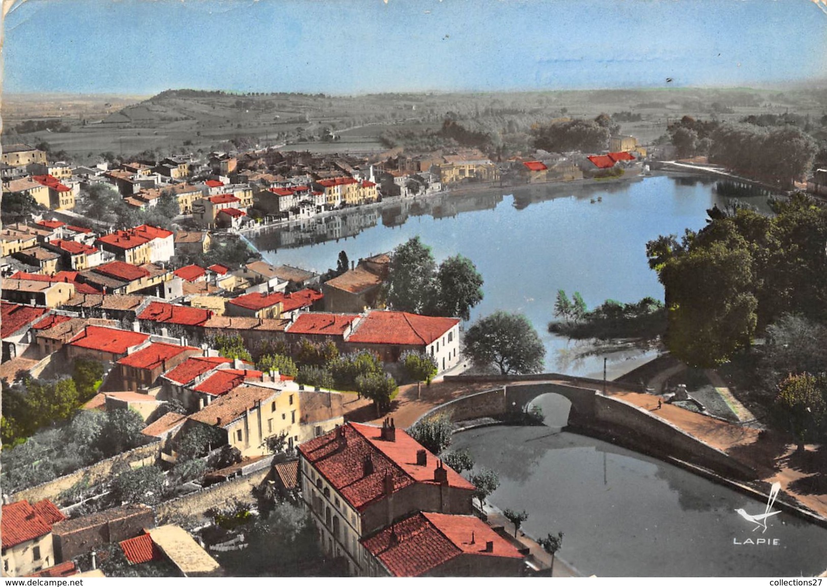 11-CASTELNAUDARY- LE GRAND ET LE PETIT BASSIN VUE DU CIEL - Castelnaudary