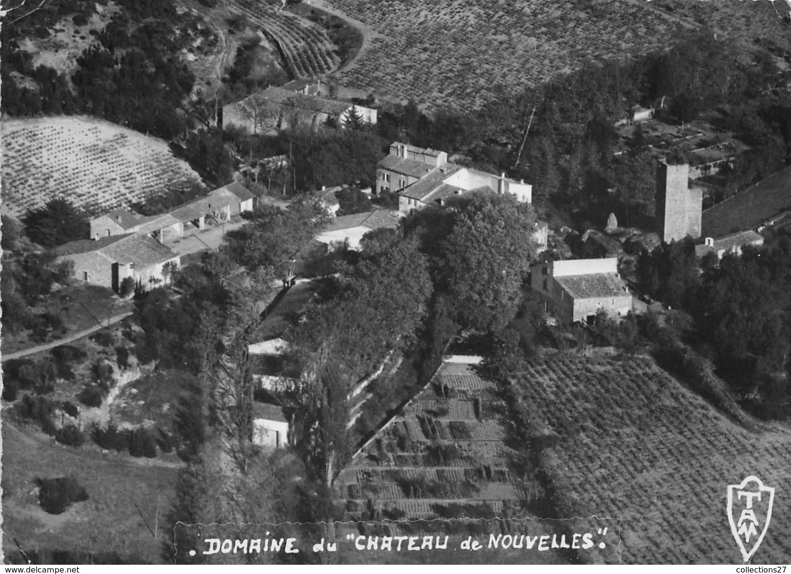 11- CHAUTEAU DE NOUVELLES- DOMAINE DU CHATEAU , PRES TUCHAN, AUGUSTE FORT VITICULTEUR - Autres & Non Classés