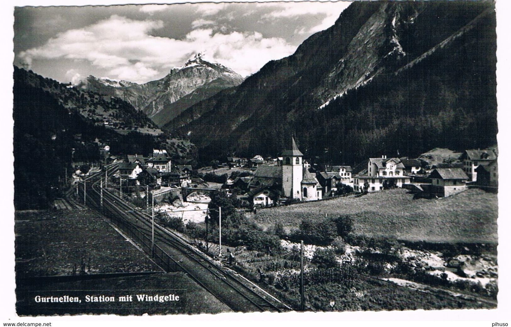 CH-4455     GURTNELLEN : Station Mit Windgelle - Gurtnellen