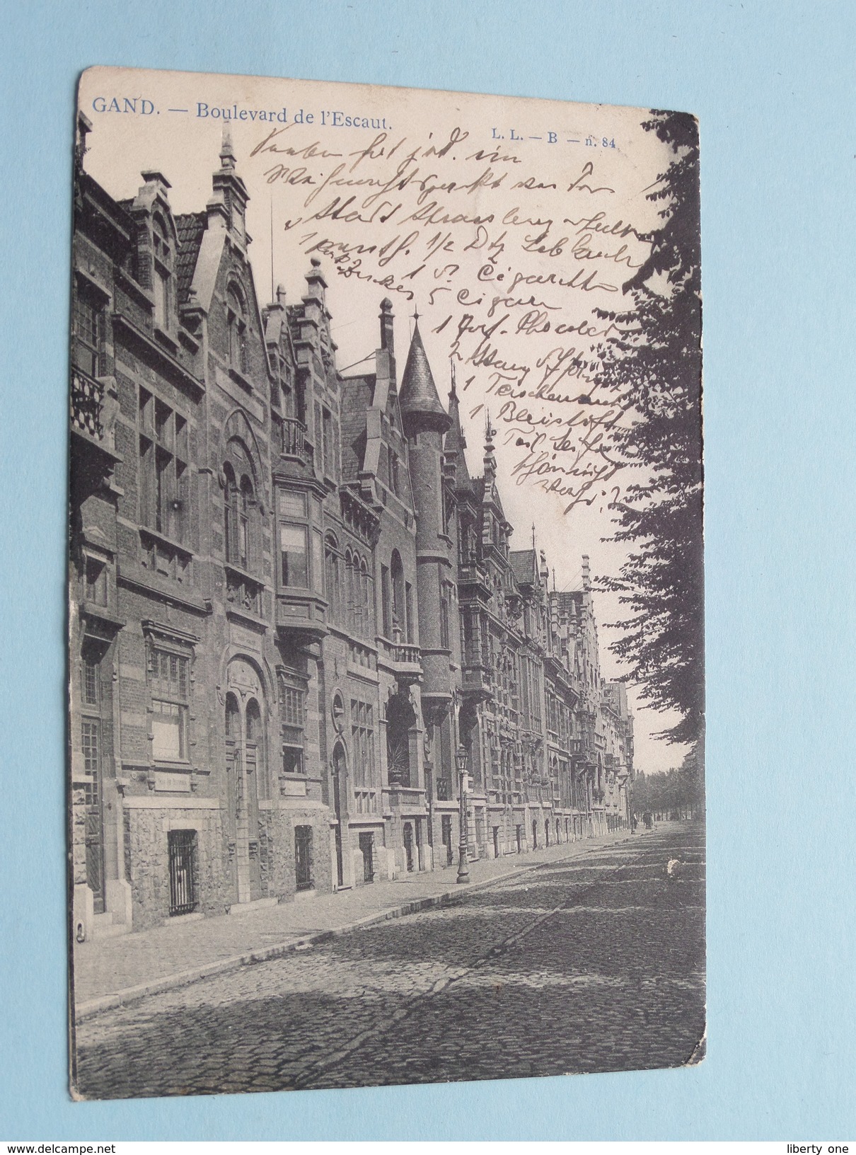 Boulevard De L'Escaut ( L.L. - B N. 84 ) Anno 1915 ( Zie Foto Voor Details ) !! - Gent