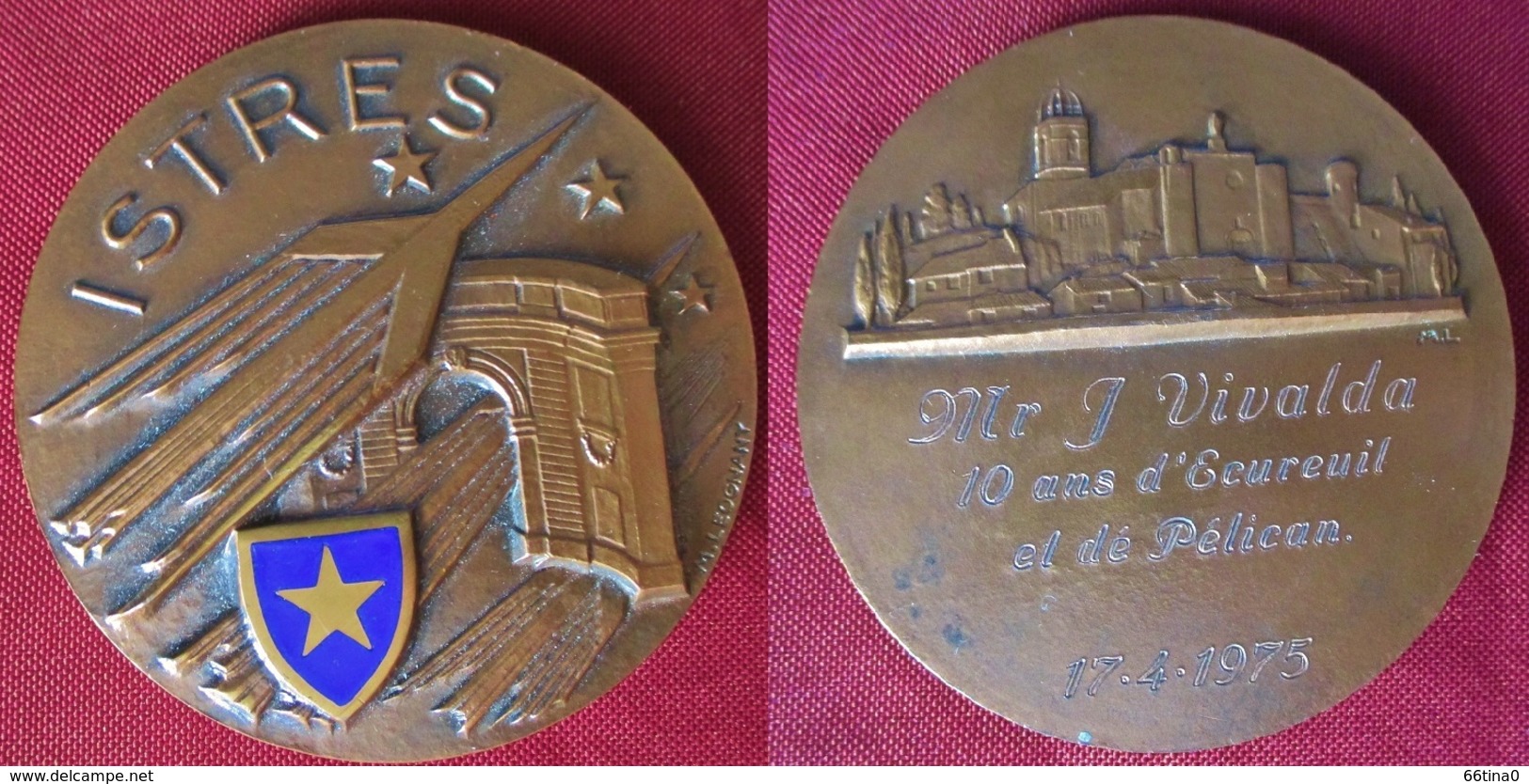 Médaille Ville D' ISTRES - Andere & Zonder Classificatie