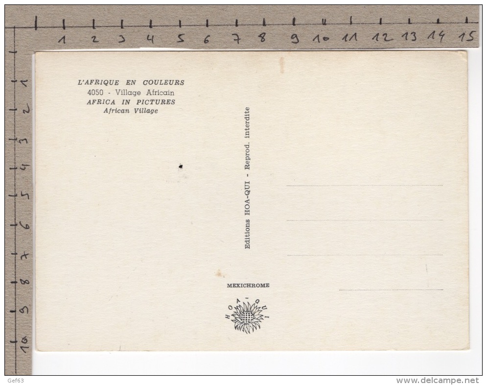 L'Afrique En Couleurs - Village Africain / Africa In Pictures - African Village - Autres & Non Classés