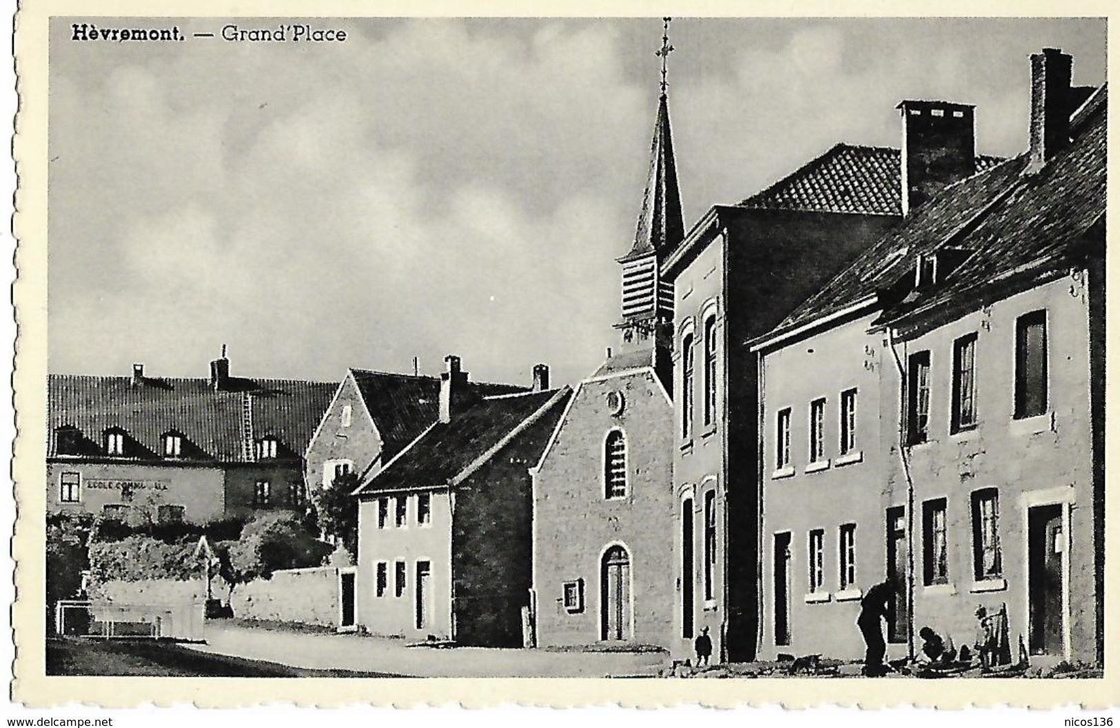 HEVREMONT    GRAND'PLACE   ( ECRITE  ) - Limburg