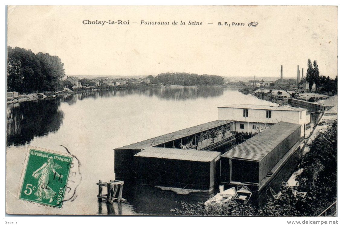 94 CHOISY-le-ROI - Panorama De La Seine     (Recto/Verso) - Choisy Le Roi