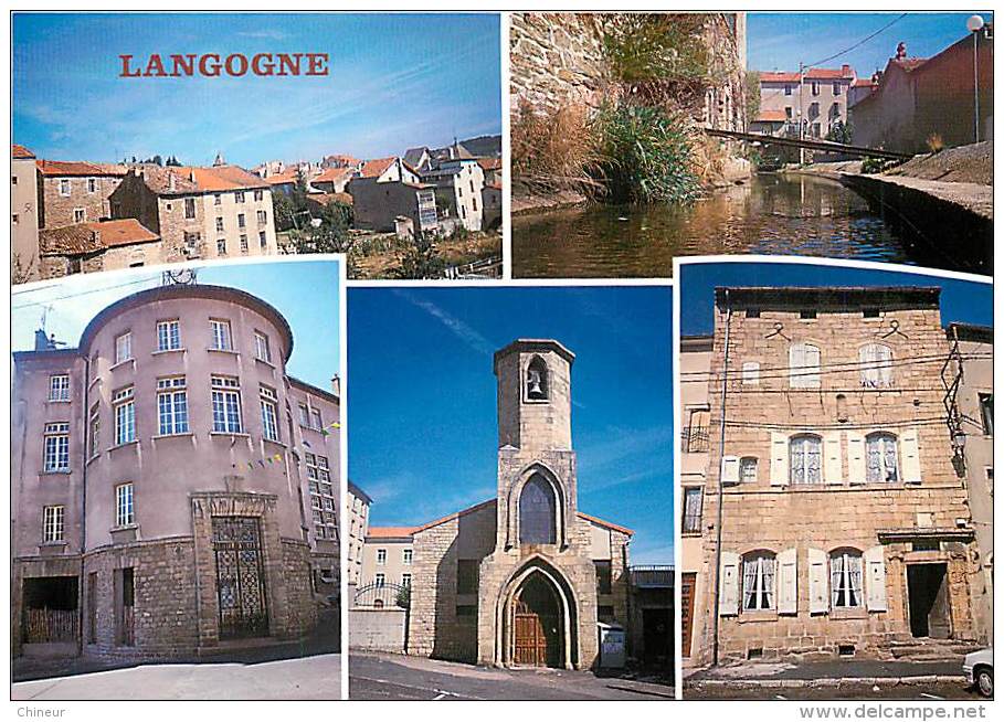 LANGOGNE CARTE MULTIVUES - Langogne