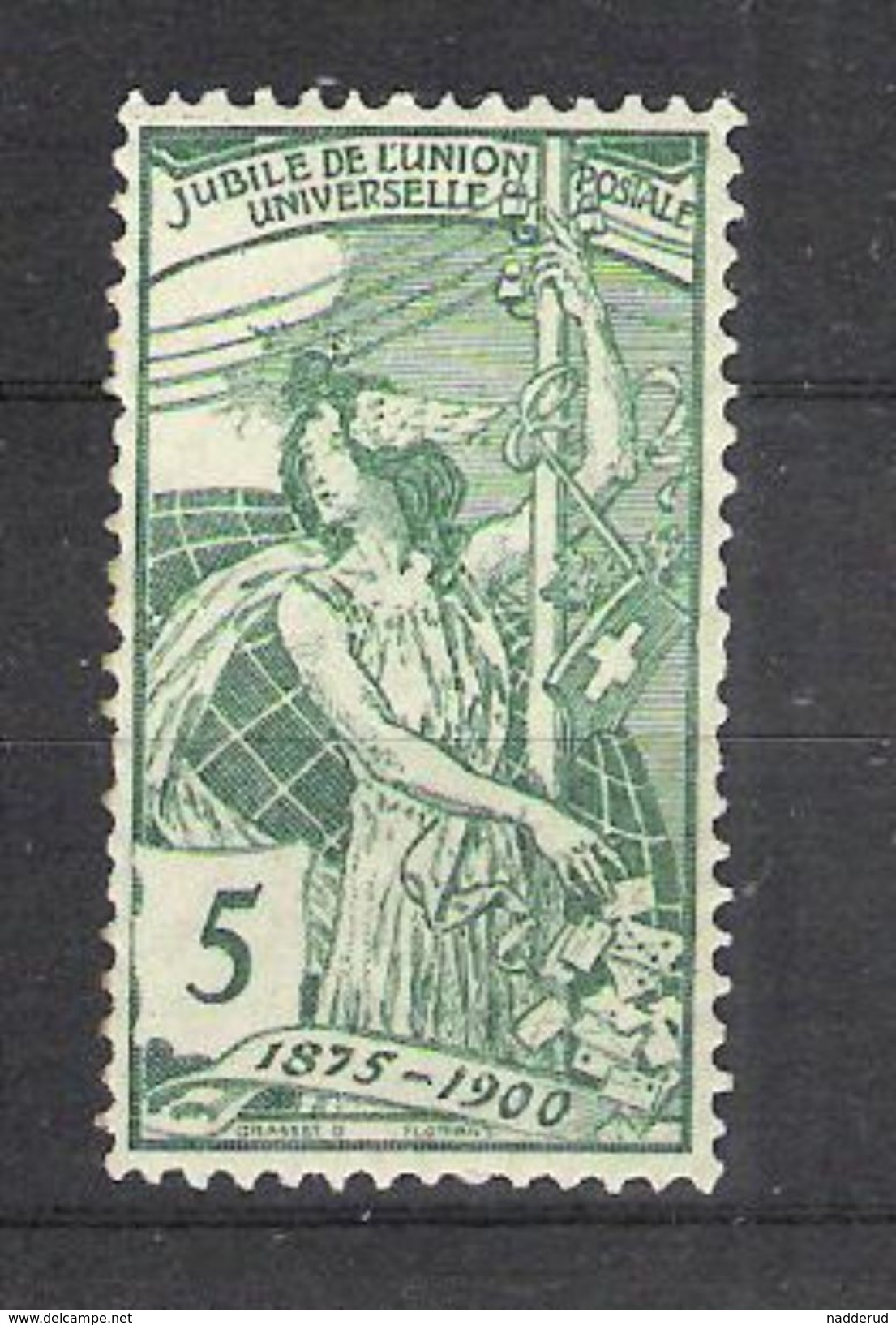 (0790) Switzerland UPU 1900 - Unused Stamps