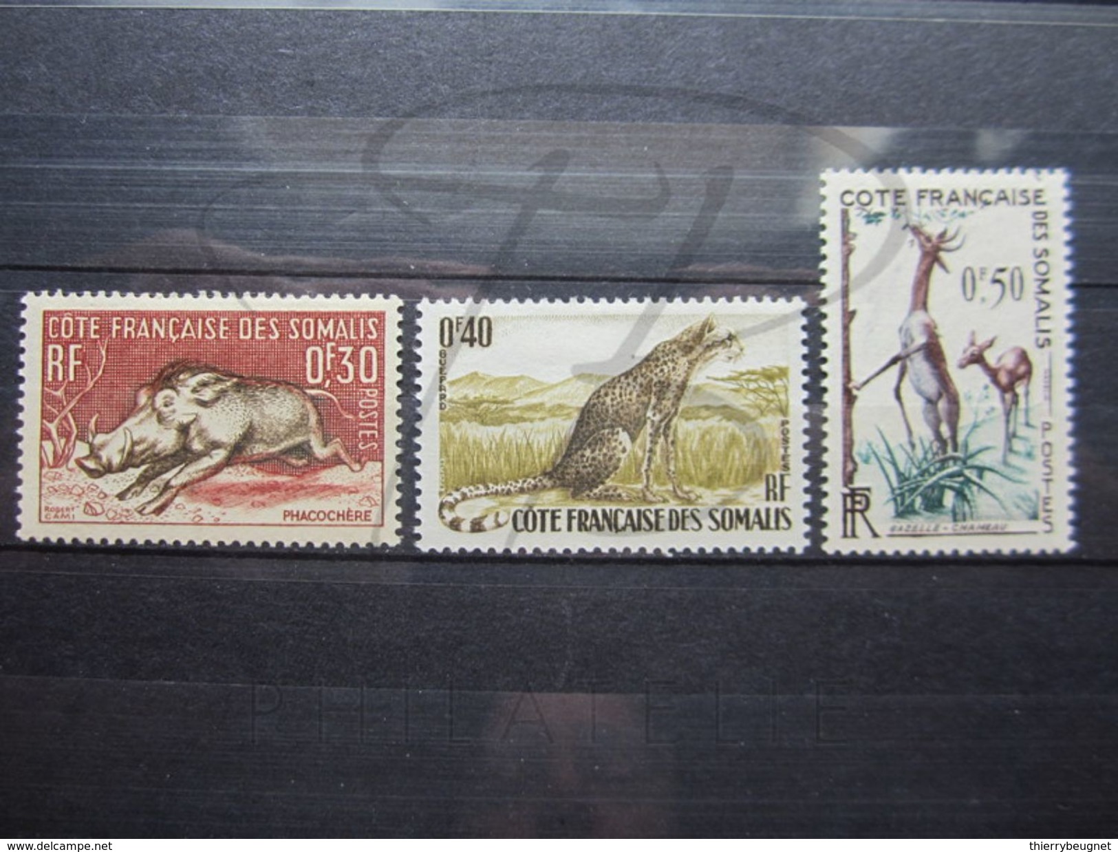 VEND BEAUX TIMBRES DE LA COTE FRANCAISE DES SOMALIS N° 287 - 289 , X !!! - Neufs