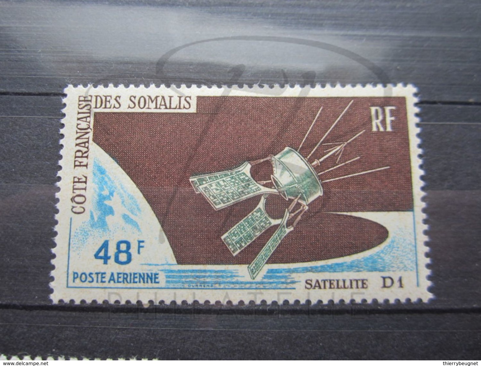 VEND BEAU TIMBRE DE POSTE AERIENNE DE LA COTE FRANCAISE DES SOMALIS N° 48 , X !!! - Neufs