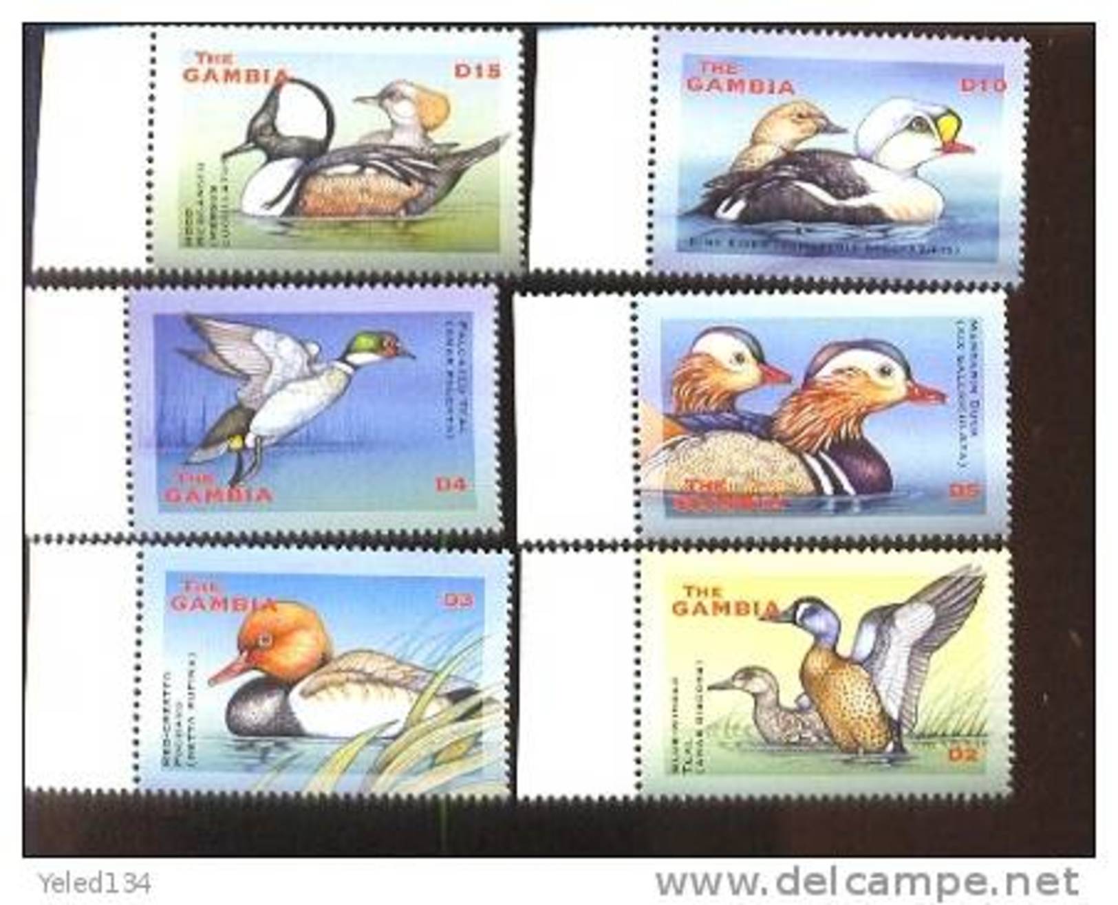 MINT NEVER HINGED SET OF STAMPS OF BIRDS ; DUCKS & GEESE (  GAMBIA   2496-2501 - Other & Unclassified