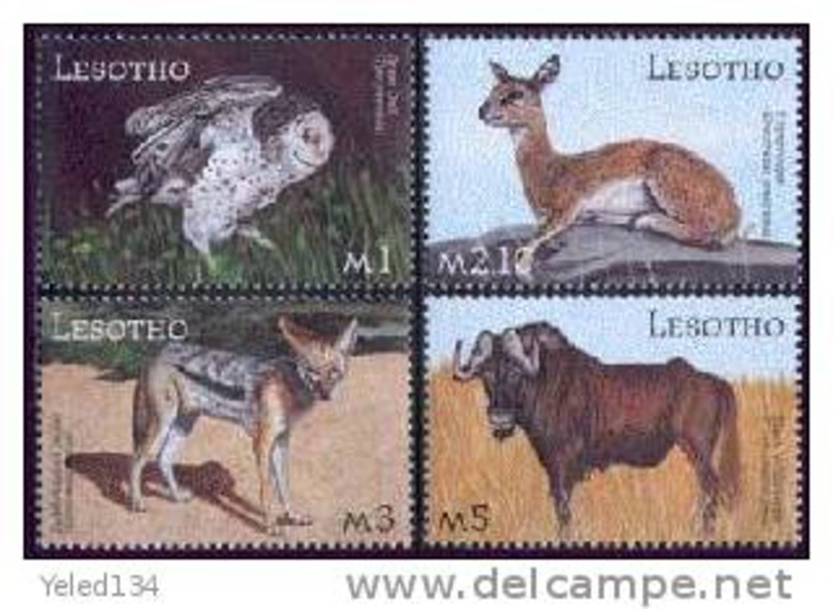 LESOTHO   1300-3 MINT NEVER HINGED SET OF STAMPS ANIMALS - WILDLIFE  # S-629   ( - Other & Unclassified