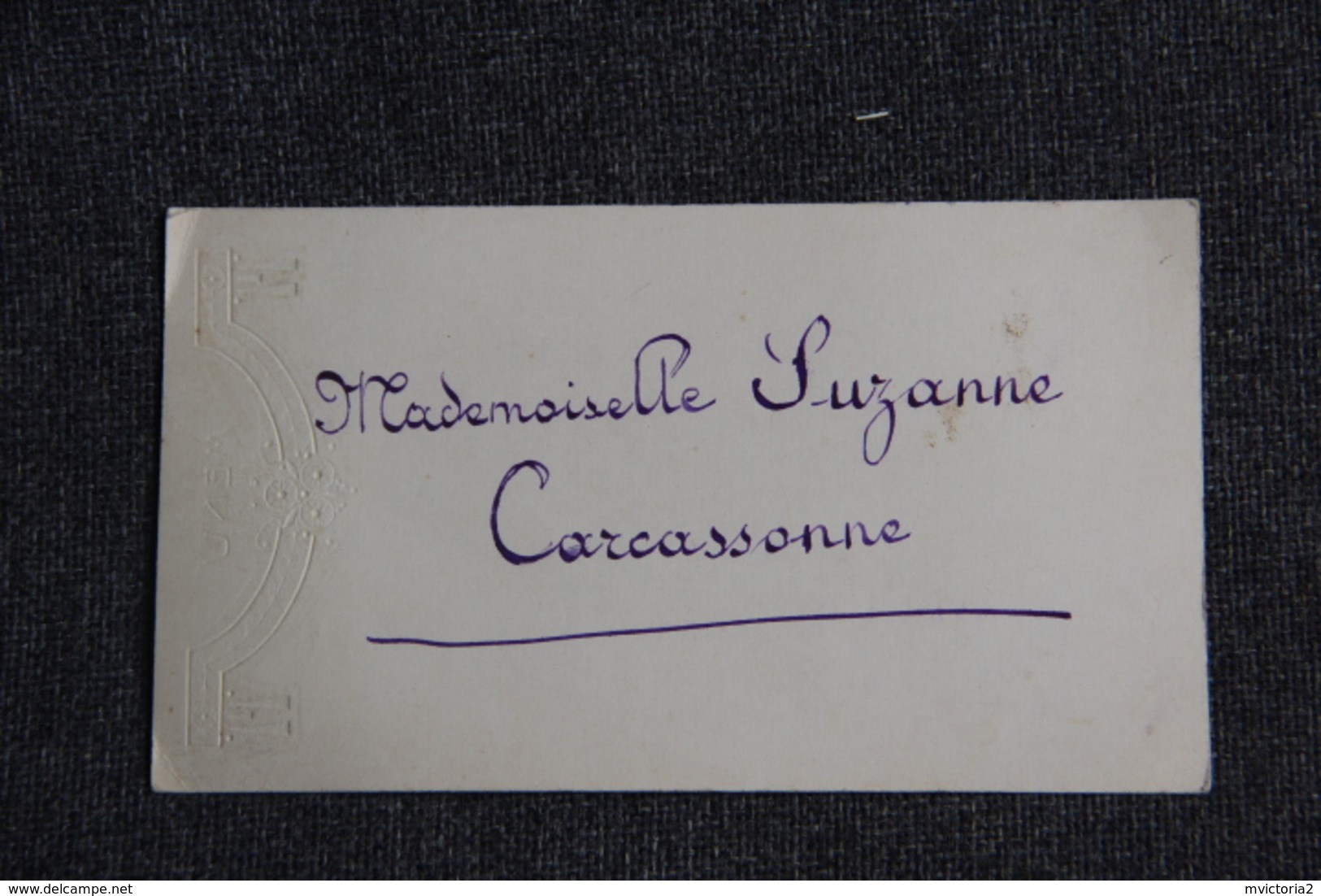 CARCASSONNE,Menu D'un Repas Servi Le 20 Mai 1923. - Menükarten