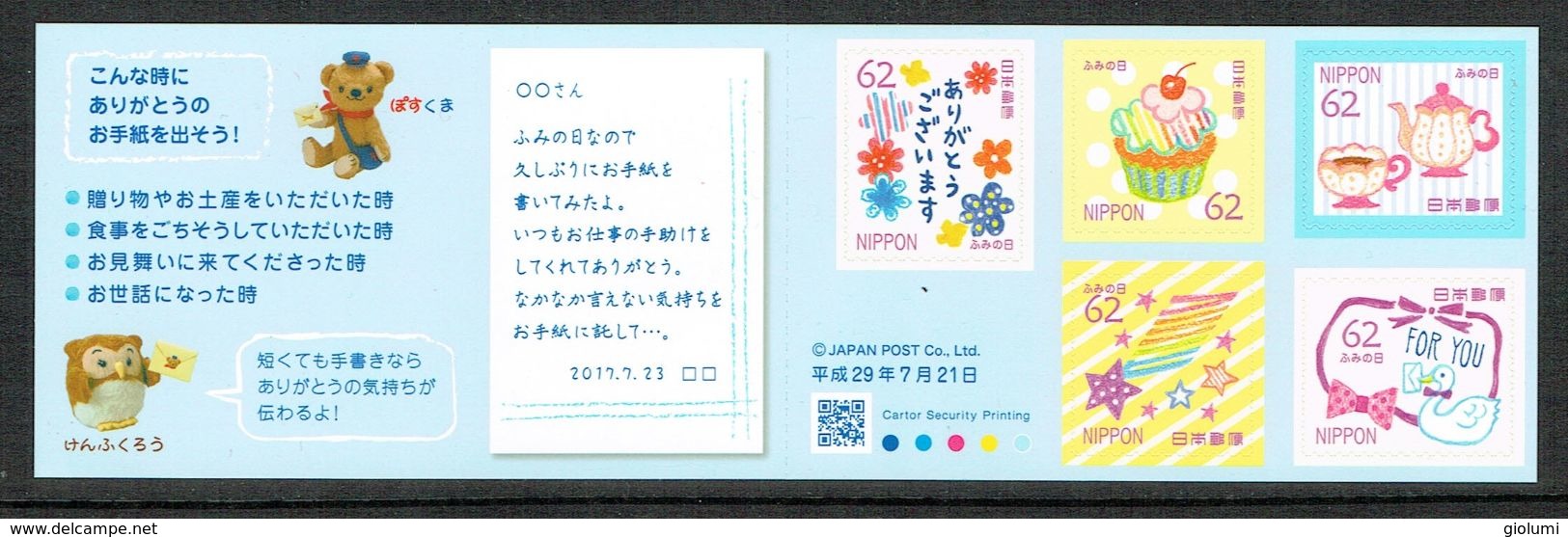 Japan 2017 Mint Booklet - Neufs