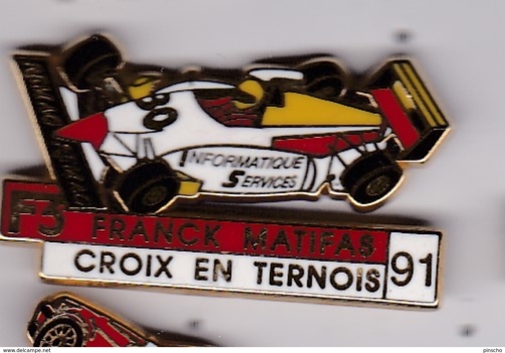 Pin's  Franck Matifas 91 Signe Arthus Bertrand N)° 021 Sur 500 - F1