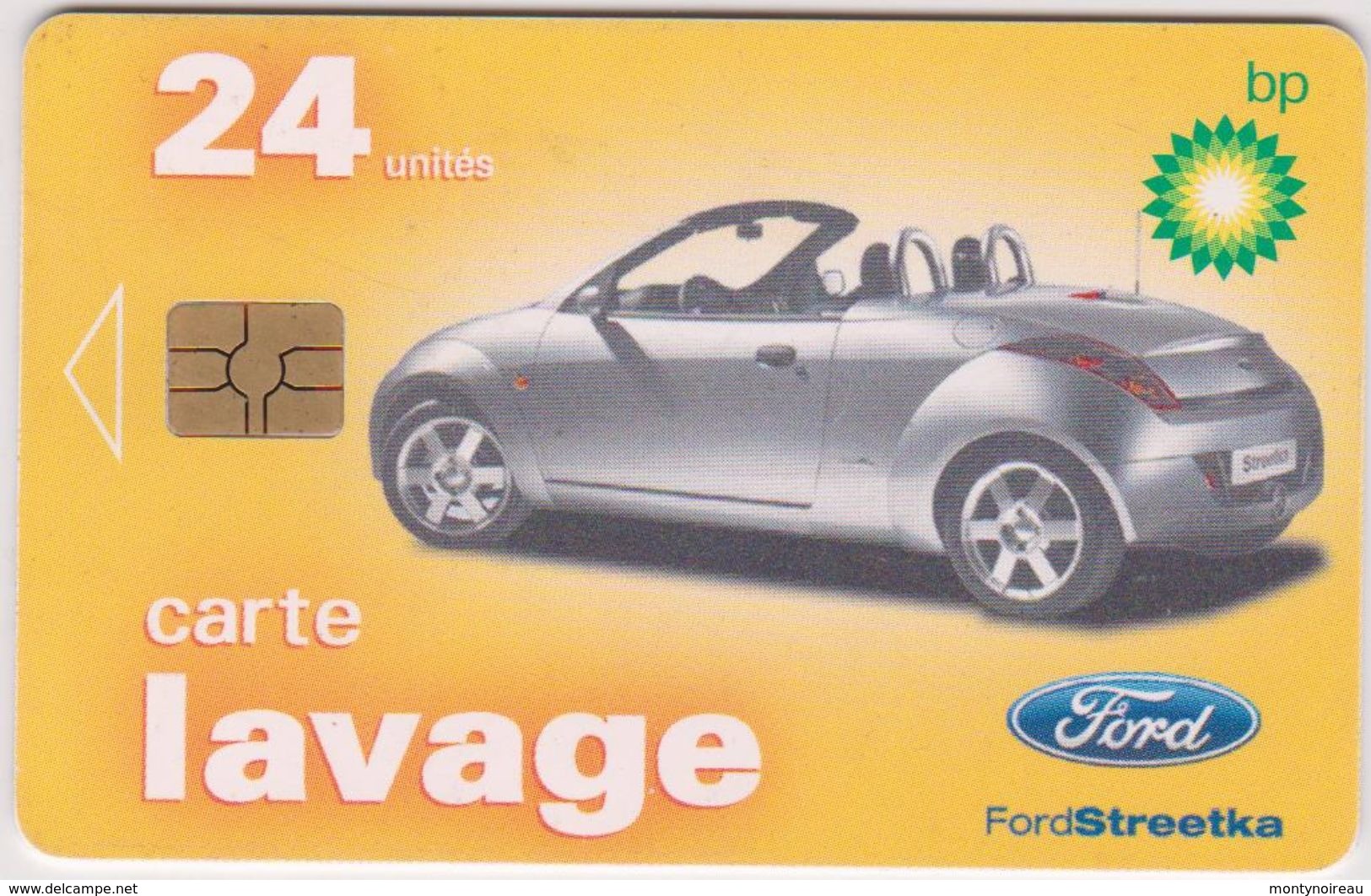 Télécarte -carte :  Lavage BP , Voiture Automobile - Car-wash
