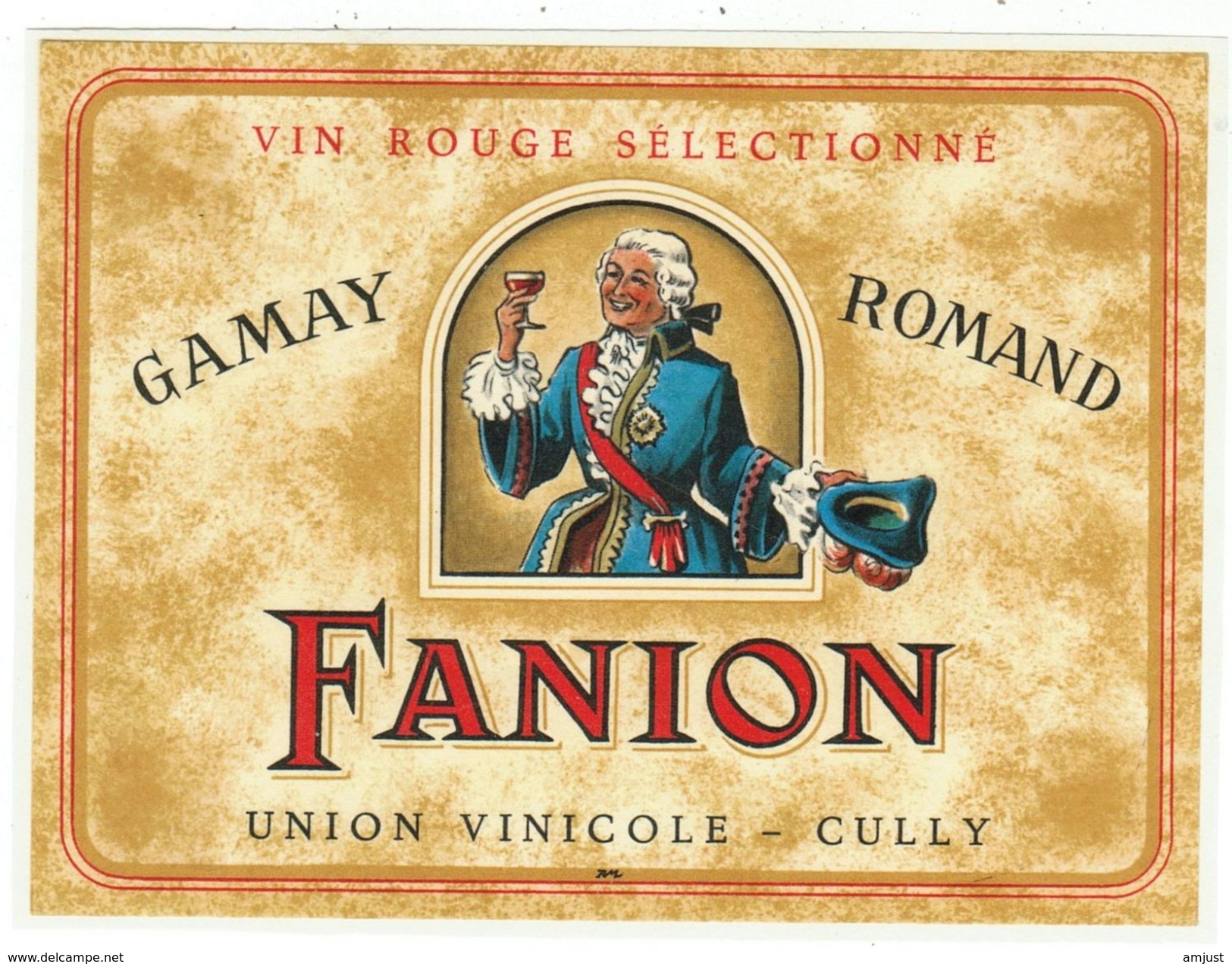 Rare // Gamay Romand, Fanion, Union Vinicole De Cully, Vaud // Suisse - Autres & Non Classés