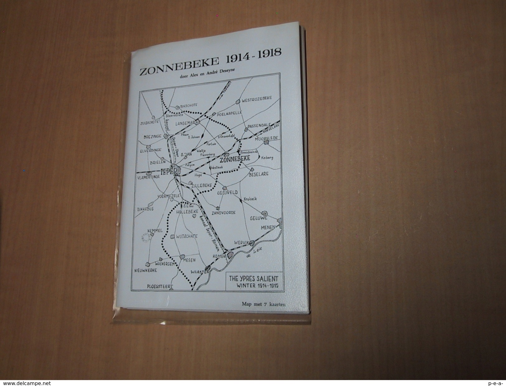 ZONNEBEKE 14-18 (Klassieker En Absoluut TOP Boek) - MET Kaartenmapje - Otros & Sin Clasificación