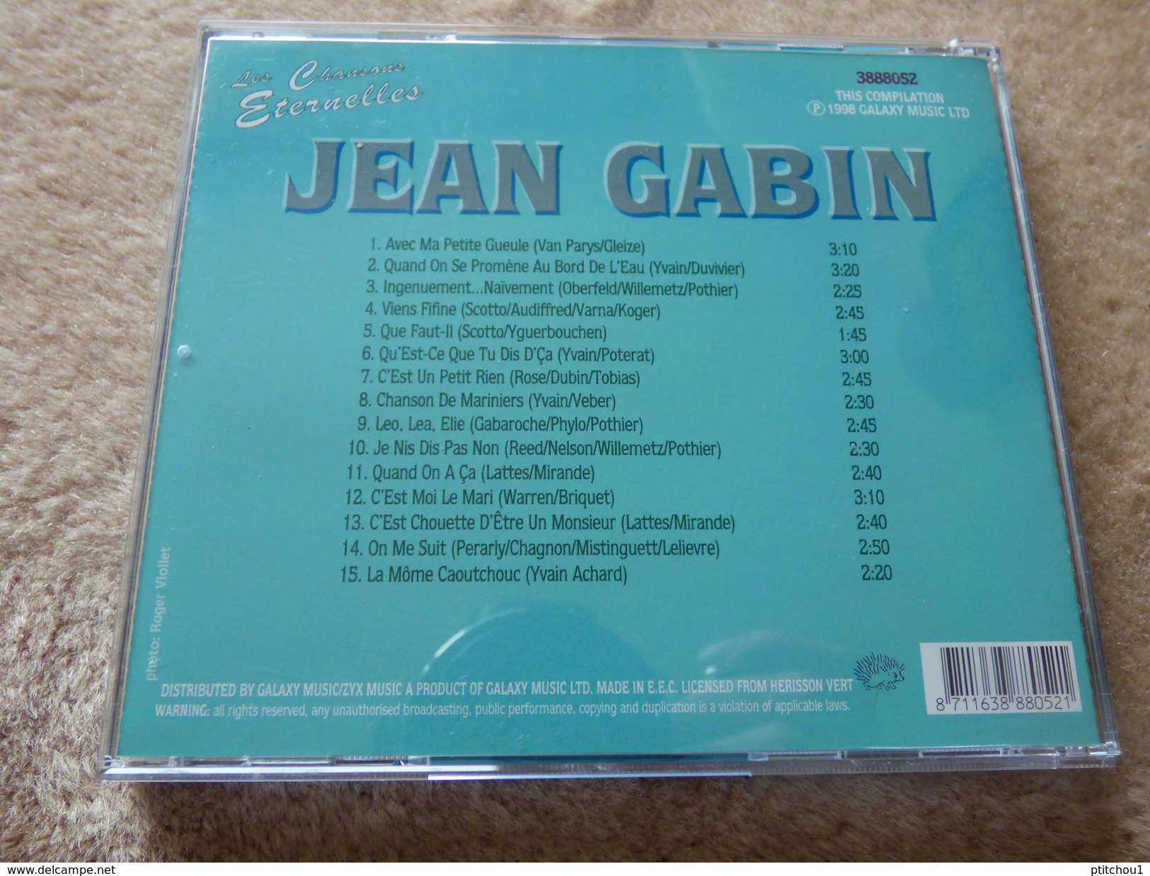 Jean GABIN - Sonstige & Ohne Zuordnung