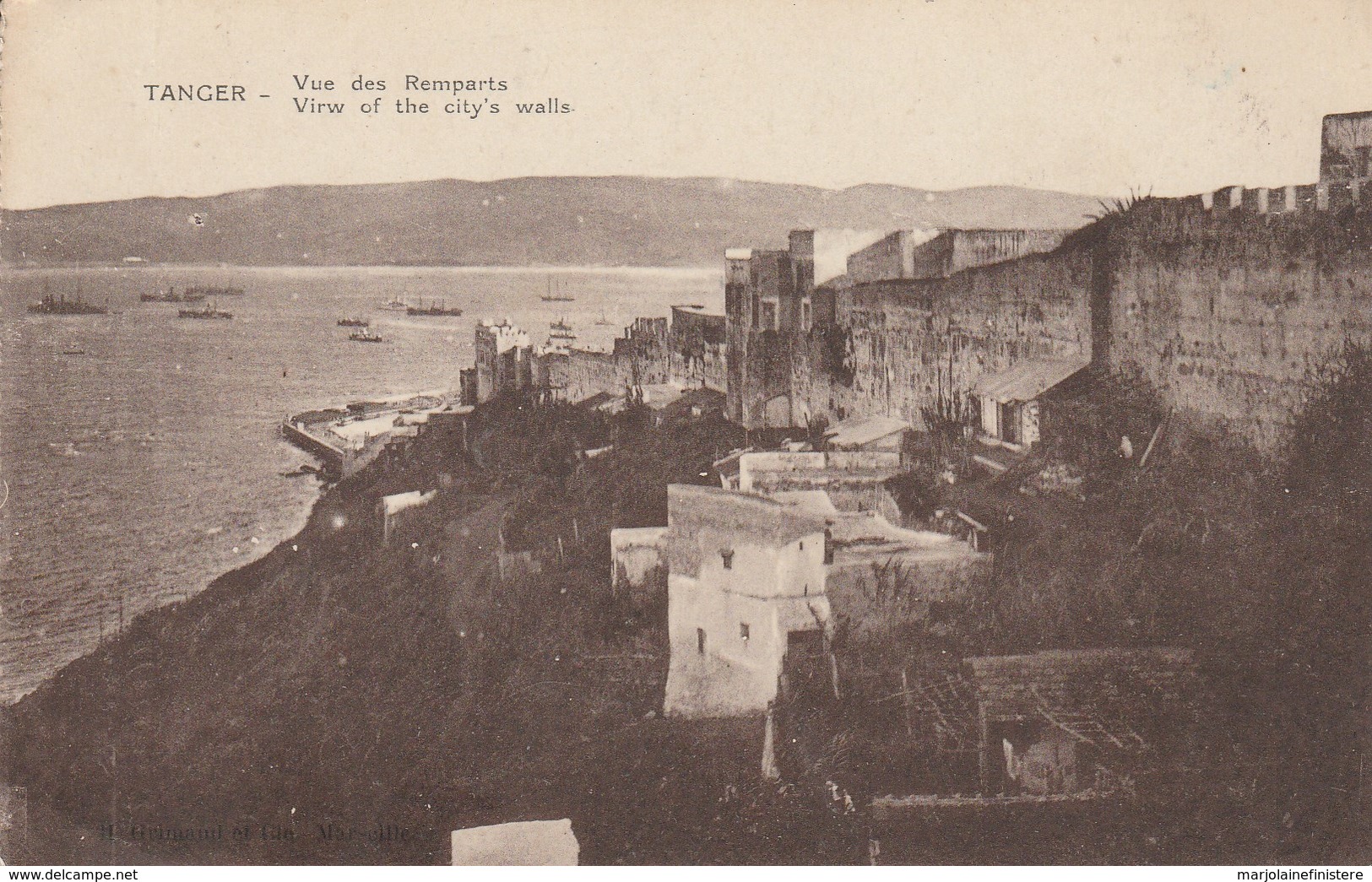 CPA - MAROC - TANGER. - Vue Des Remparts. écrite 1921. - Tanger