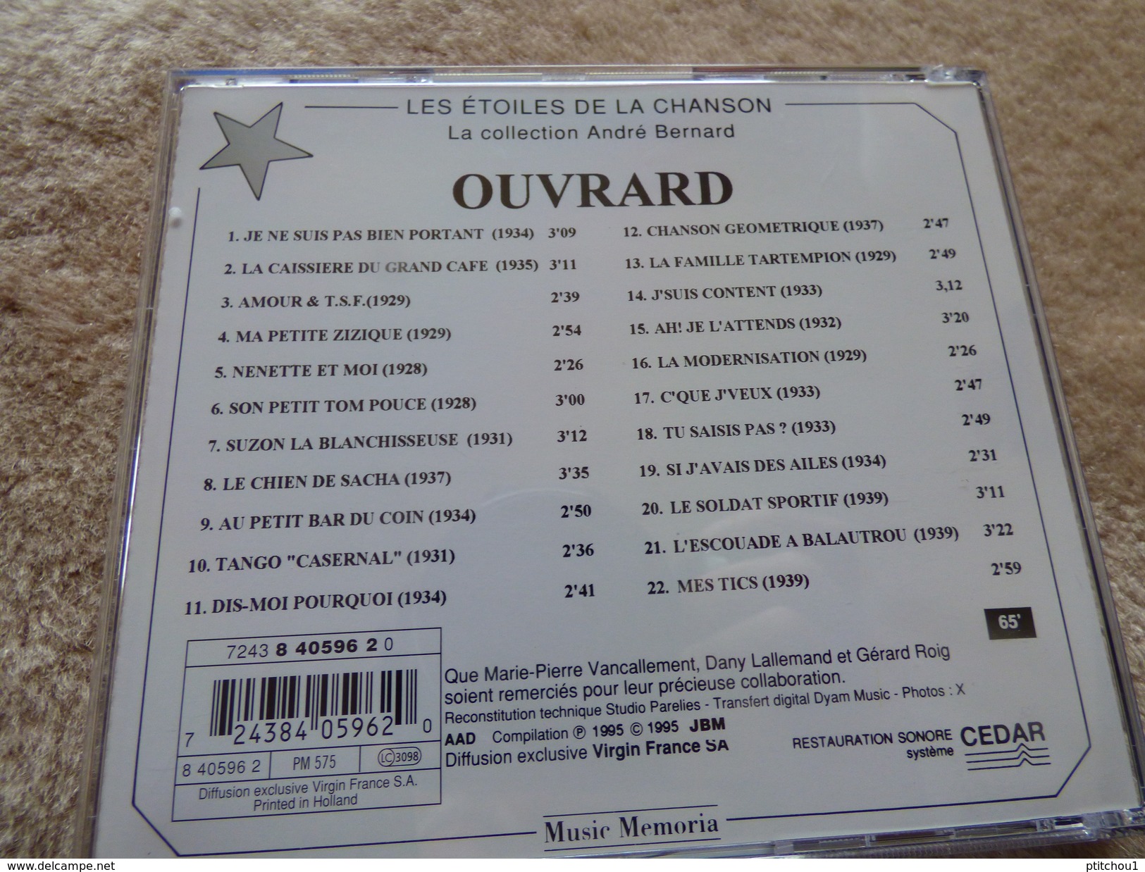 OUVRARD - Autres & Non Classés