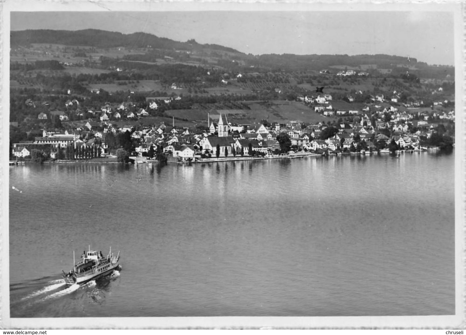 Meilen Fliegeraufnahme Mit Fähre - Meilen